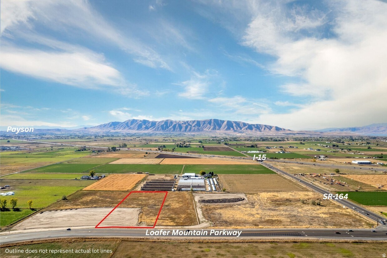 Right off the I-15 Benjamin Exit into Salem! This site has frontage on Loafer Mountain Parkway and 17th North which is currently under construction. Traffic Report estimates 29,500 trips per day will be produced from the New Salem Masterplan. A great location for commercial/retail right at the entrance of Salem, Woodland Hills, and Elk Ridge. Just south of New Salem will be the brand new Arrowhead Park, which will host 5 Baseball/Softball diamonds and soccer fields for large sporting events. New Salem, the newest master planned community in Salem, UT, is strategically positioned on the corner of 8000 South (SR-164) and the newly completed Loafer Mountain Parkway. New Salem is a large mixed use masterplan with 1,900+ residential units planned. - All pads, with exception to those sold, can be sized/subdivided to fit.   - Buyer will be responsible for all onsite development.  - New Salem master plan with development agreement allows for the C1, C2, and C3 commercial zoning to be utilized in our commercial/retail center. - $20/sf - Seller to deliver super pads to Buyer with perimeter roads installed and utilities stubbed to the lot. - Zoning - New Salem master plan with development agreement allows for the C1, C2, and C3 commercial zoning to be utilized in our commercial/retail center. - Pads are building permit ready!