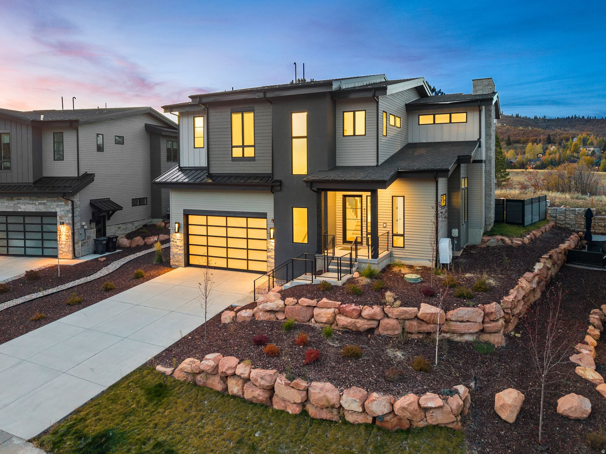 Long term tenants lease ends in October. Do not contact sellers - Please reach out to Makenzie with all inquires. Imagine living in Discovery Ridge almost halfway between Salt Lake City and Park City in a luxury mountain modern home. Only about 15 minutes to drive to downtown SLC and PC in both directions. This home is close to the freeway for an easy commute to work or a short 30-minute drive to the brand-new SLC International airport. This beautiful home has 360-degree views of Summit Park mountain bike and hiking trails, Summit County Open Space hiking and biking trails (literally out of your front door!), Woodward Resort, and Jeremy Ranch Country Club golf holes. Located in one of the best school districts in the state, this 3 bedroom (plus 1 flex room), 3.5 bathroom home is huge! And it is priced to move. It is 4,714 SF total. The home boasts 3,600 SF of amazing family space, a large primary suite with its own private patio and 2 other large ensuite bedrooms upstairs, with one smaller flex office/bedroom space on the main level. It has a massive oversized garage that can fit two full-size trucks, tons of toys, and is almost 25ft tall. But this home also has so much room to grow into it. At this $/SF, you could come in and finish the 1,124 SF basement and the 300 SF garage storage room and have instant value and equity growth in the property to sell it for a profit or create two additional bedrooms and an extra downstairs living room. The builder of this home and development is ready and willing to provide quotes and build out the basement and garage storage room. The main level is the crown jewel of the entire house. The upgraded Sub-Zero appliance package, endless custom cabinets, and a massive, oversized chef's kitchen will make dining and entertaining a delight.