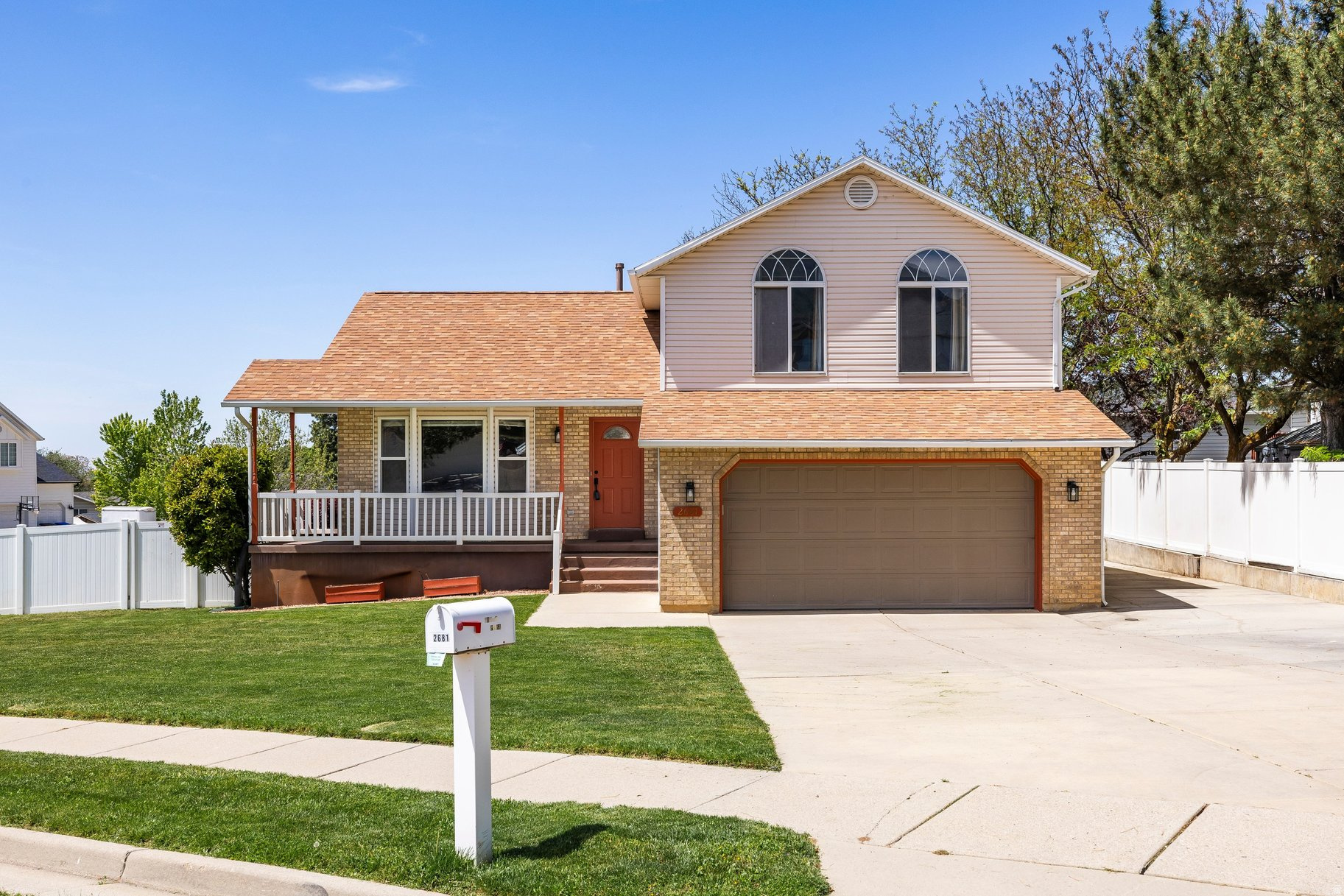 Located in North Ogden with outstanding mountain views from the front porch, this well-maintained 5-bedroom, 3-bath home offers a functional layout perfect for everyday living and entertaining. The home features newly installed carpet on the main and upper levels, creating a fresh and inviting feel throughout. The spacious primary suite includes a separate tub and shower along with a large walk-in closet. This home has a large useful storage area under the main level. Outside, enjoy the fully fenced backyard, shaded patio, and a large detached workshop with a roll-up door - ideal for ATV storage, outdoor gear, tools, or additional workspace. Conveniently located just minutes from shopping, dining, parks, and all of North Ogden's amenities.