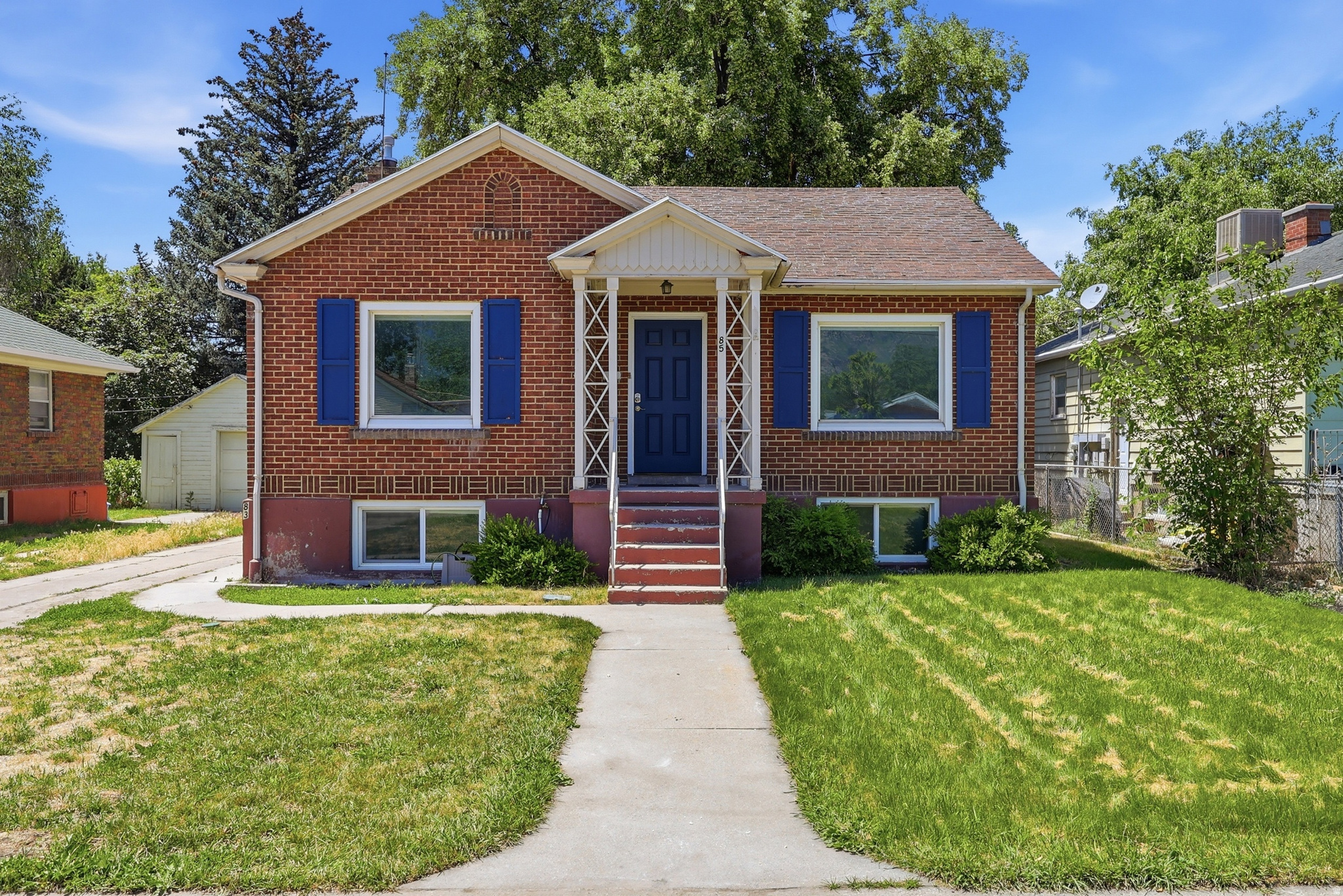 Investment opportunity in the heart of Provo with built-in rental flexibility and major system upgrades already completed. This versatile property offers a 2-bedroom, 1-bath upper unit and a separate 1-bedroom, 1-bath ADU downstairs, ideal for owner-occupants or investors. Shared amenities include a laundry area and a unique shared space that can serve as a movie room, fitness space, or secure storage. A detached single-car garage adds additional storage space. Major updates include new sewer and water service lines (2026), a renovated upstairs bathroom (within the last two years), updated electrical breaker panels, and a fully remodeled downstairs kitchen and bathroom (2020). Additional improvements include new basement windows, newer HVAC (approx. 4 years old), brand-new sod installed June 2026. Conveniently located near Provo Center Street, this property has a strong rental history with consistent demand from BYU and UVU tenants. Excellent opportunity for rental income, house hacking, or long-term investment. Buyer to verify all information.
