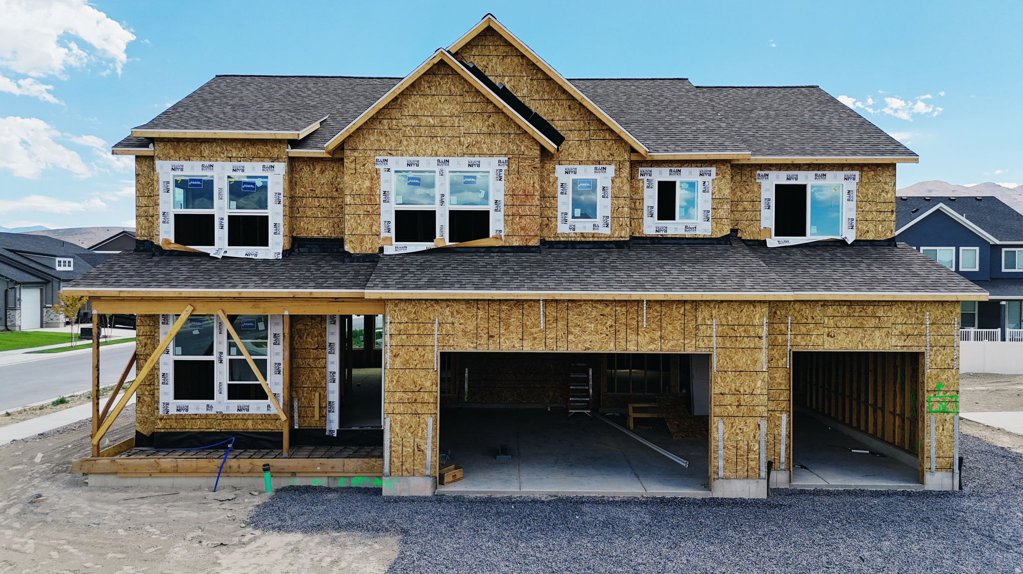 The Tracie floor plan, a stunning 2-story home in our last phase of Sage Park. It features out newly designed master bath and closet layout-both generously spacious. This home features a 9-foot main floor ceiling, a soaring 2-story family room. The main floor also includes an office/den, perfect for work or study. With an impressive finish package throughout, (check out our design slides in the pictures) this home is sure to captivate. It also has a basement entrance for future ADU. Come walking through some of our homes and experience the difference between us and the competition. Completion approx. end of September.