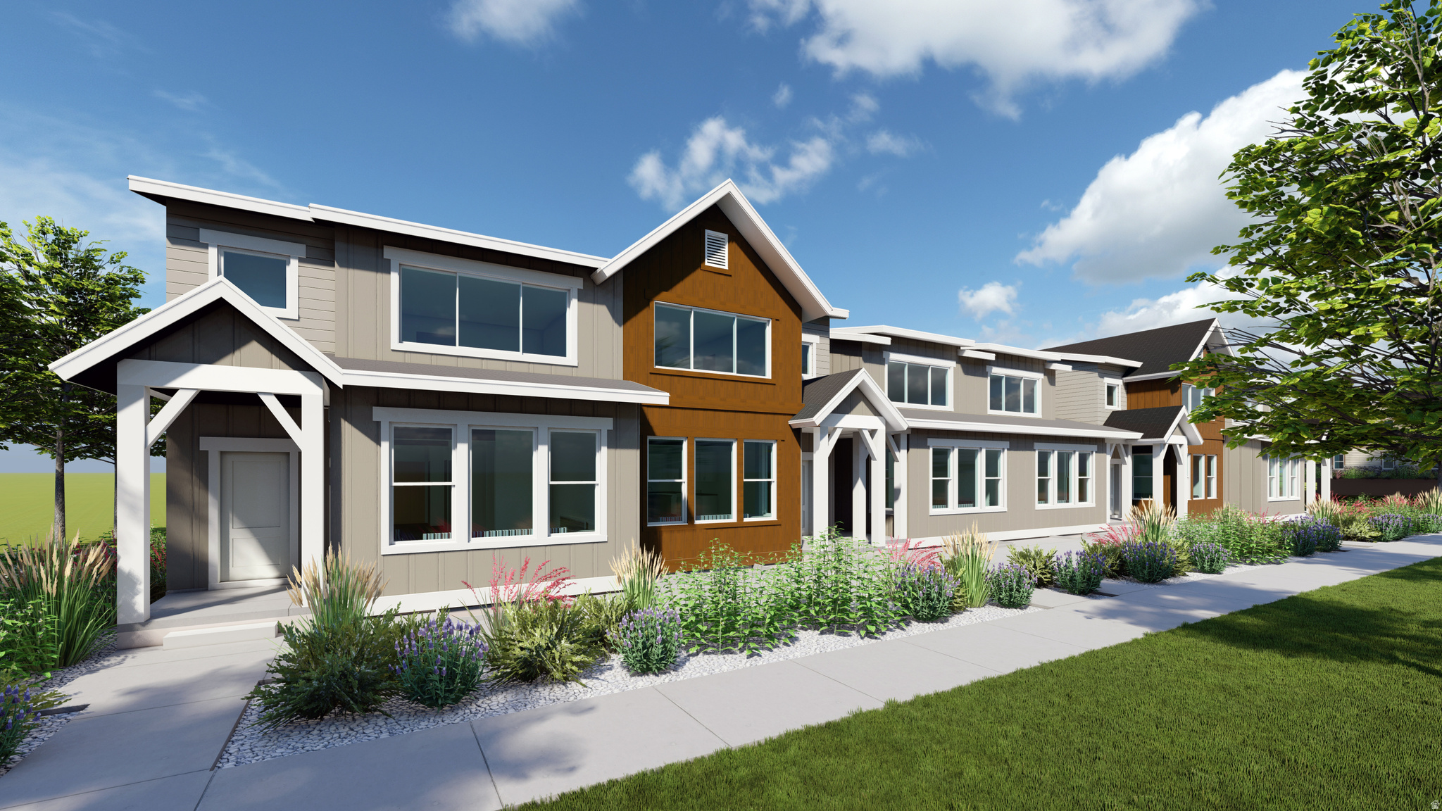 The Valley at Wildflower - 3029  Residence 1. Offering up to $20,000 towards closing costs or ask about our lower rates when financing with our preferred lender! Estimated completion in June. This home offers 4 bedrooms, 2.5 bathrooms, an unfinished basement, blinds an attached 2-car garage. The main floor includes a modern kitchen complete with white craftsman-style cabinets, linen cream quartz countertops, and stainless steel appliances. The second floor includes a spacious owner's suite with a private bathroom, a conveniently located laundry room, two additional bedrooms and a full secondary bathroom. Square footage figures are provided as a courtesy estimate only and were obtained from builder. Buyer is advised to obtain an independent measurement. Interior photos are of same style of home, but not the actual home. Rendering is for illustrative purposes only.