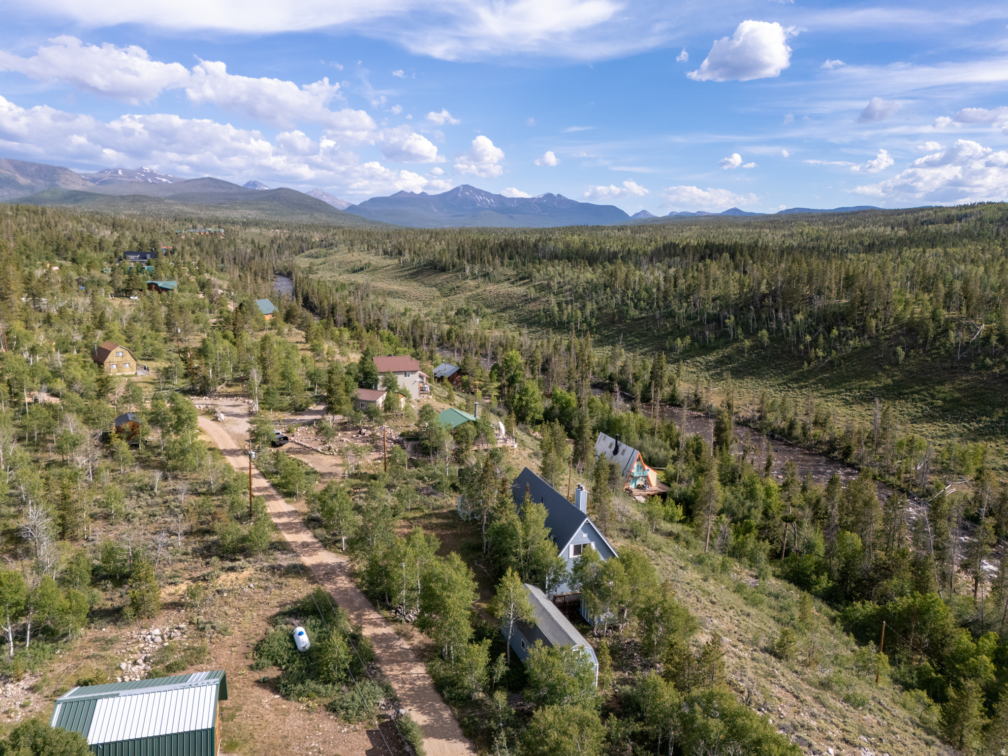This fully furnished cabin in Pine Plateau offers a rare setup with two separate living spaces and a fulllength deck overlooking the Bear River with unobstructed mountain views. All sleeping areas are located in the loft, enhanced by skylights that bring in natural light and highlight the cabin's warm, rustic character. The north unit has been completely remodeled, including the kitchen, updated lighting, and new tongueandgroove interior walls. Both bathrooms have been refreshed with heated tile flooring, and all windows have been replaced. Each living room features a pellet stove and direct walkout access to the expansive deck, which is scheduled to be repainted. Situated on .50 acres, the property includes multiple storage sheds that can serve as additional storage or be converted into functional living areas, along with a shared water well. A lowmaintenance metal roof adds durability and peace of mind for yearround use. With its close proximity to Bear River Lodge and the National Forest, this cabin offers an exceptional base for yearround recreation and a true mountain escape. Buyer & buyer's agent to verify all information.