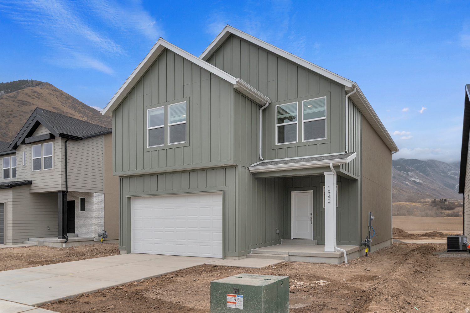 * ESTIMATED COMPLETION JULY 2026 Beautiful new Clover floorplan in the Farmhouse style with a 2-car garage. Open-concept living on the main floor with a half bath.  Quartz kitchen and bathroom countertops, laminate flooring, 36" upper cabinets, pantry, coat closet, and unfinished basement for an additional bedroom, family room, and storage.  The second floor has three bedrooms including a master bedroom suite with a private bath, a walk-in closet, laundry, another full bathroom for the other two bedrooms, and a loft.    ** Special Interest Rates are Available ** with our Builder Forward Commitment (BFC) if you use DHI Mortgage in addition to receiving up to $5,000 toward closing costs.  ****   *Ask me about our 7/6 ARM rate  Ask me about our generous home warranties, active radon Mitigation System, and Smart Home Package, which is included in this home.  The actual home may differ in color, material, and/or options. Pictures are of a finished home of the same floor plan and the available home may contain different options, upgrades, and exterior color and/or elevation style. Square footage figures are provided as a courtesy estimate only and were obtained from building plans. No representation or warranties are made regarding school districts and assignments; please conduct your own investigation regarding current/future school boundaries.