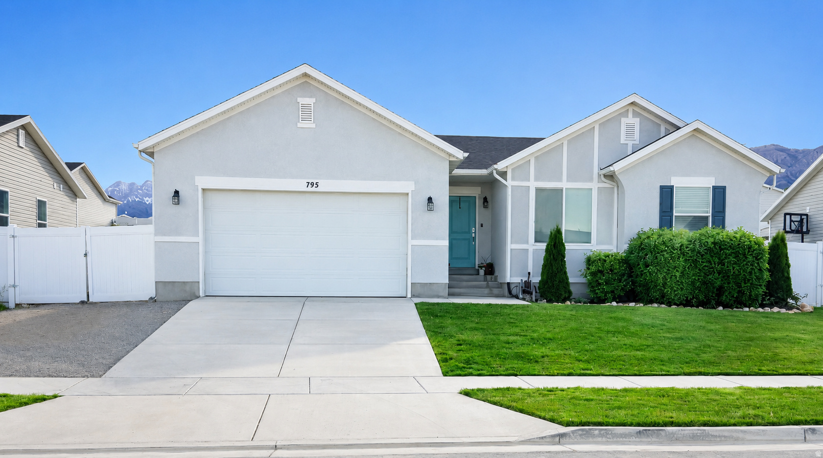 Beautiful 3-bedroom, 2-bath home built in 2020 in a quiet Grantsville neighborhood! This well-maintained property features modern finishes, an open and inviting layout, a one year old tankless water heater, and energy-efficient HVAC for added comfort and savings. Enjoy the fully fenced yard on a spacious 7,013 sq ft lot with RV parking. Plenty of space in the 3 car garage. Conveniently located near schools, parks, and local amenities, this home combines comfort, style, and small-town charm.