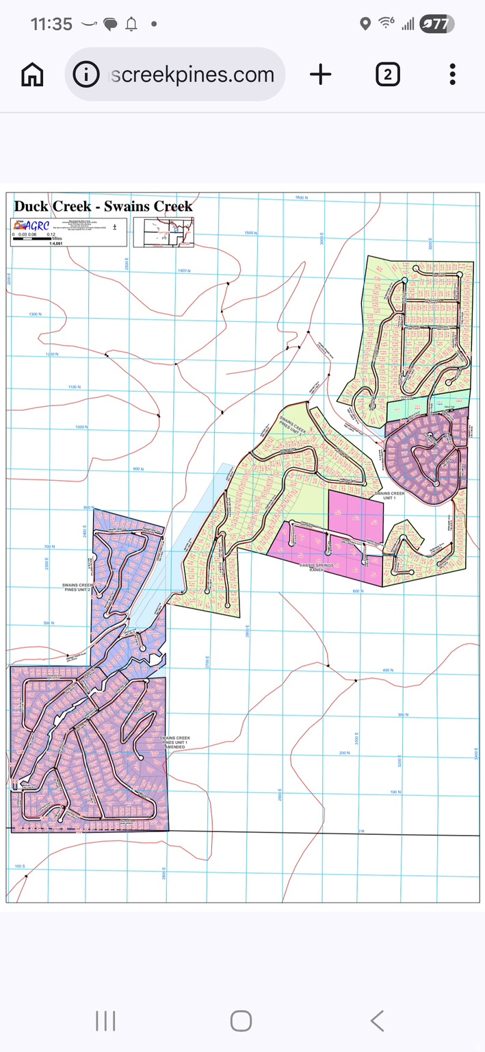 SWAINS CREEK - Land