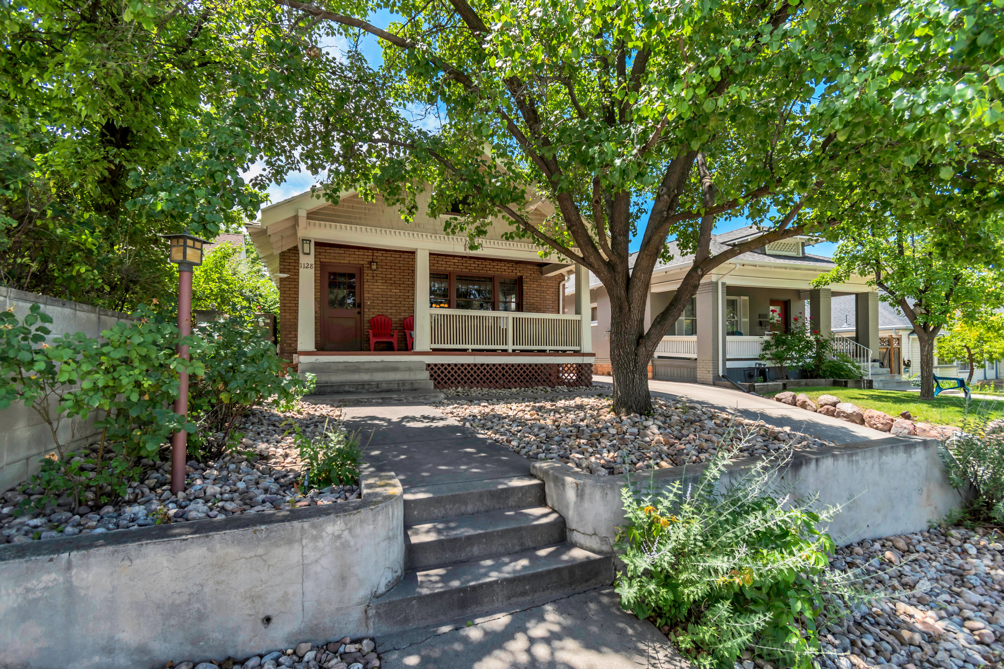 Beautifully updated 1910 brick bungalow walking distance to the U of U, TRAX, and downtown! Features high ceilings, large windows, original woodwork, and exposed brick. Fully modernized with newer HVAC, plumbing, Water Softener, Instant Water Heater,  electrical, kitchen, and bath. Enjoy granite counters, stainless gas appliances, and a low-maintenance zero-scaped yard.