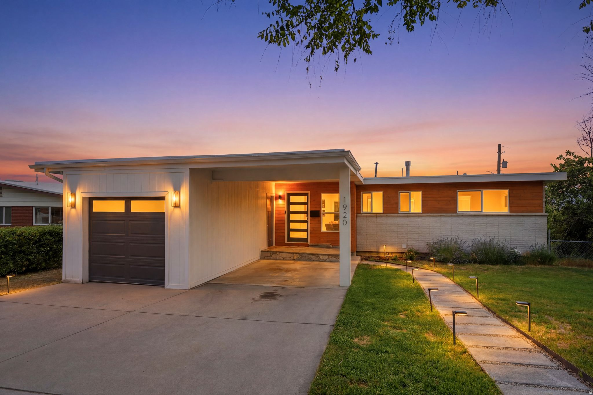 Beautifully updated 4-bedroom, 3-bath home blending timeless mid-century style with modern finishes. Filled with natural light, this move-in ready home features a thoughtfully designed layout, updated kitchen and bathrooms, and stylish details throughout. Major system upgrades include newer windows, furnace, A/C, electrical panel, and water heater, offering both peace of mind and modern comfort.