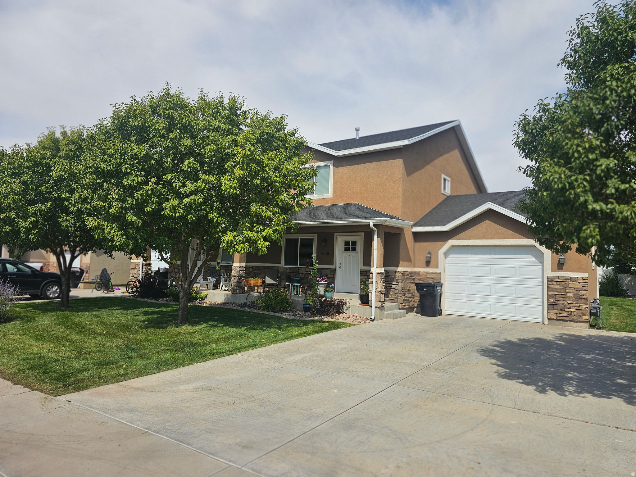 Don't miss this rare opportunity to own a fully rented duplex in the heart of the Uintah Basin. Each unit features 3 spacious bedrooms, thoughtfully designed layouts, and a strong rental history with long-term, reliable tenants already in place. The main level offers bright, functional living spaces and kitchens with ample storage, ready for your personal touch. A large shared backyard provides plenty of space to relax or entertain, while the oversized one-car garage offers room for parking plus additional storage. Conveniently located with easy access to shopping, schools, parks, and downtown Roosevelt. Adjacent duplex also available for purchase, presenting a great opportunity to expand your investment portfolio. Square footage figures are provided as a courtesy estimate only and were obtained from County.  Buyer is advised to obtain an independent measurement.