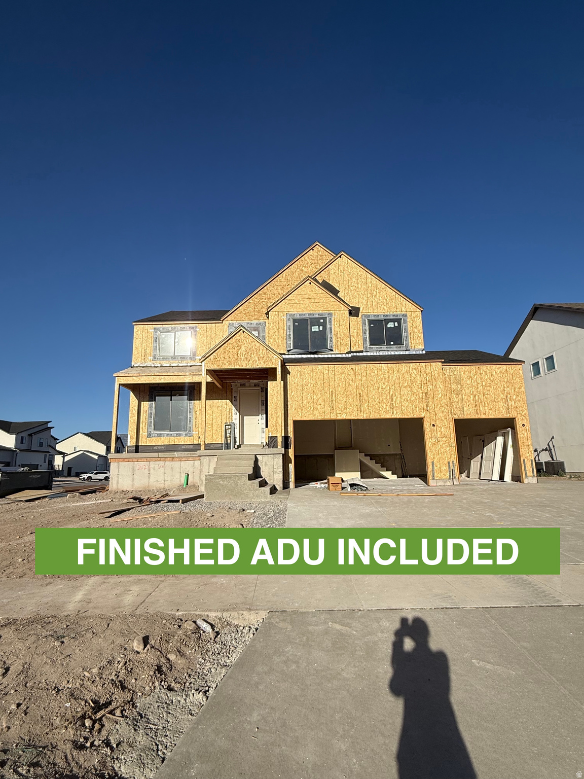 Located in a new subdivision on the Lehi and Saratoga Springs border, this stunning property features the Cypress floor plan with a 3-car garage, 7 bedrooms, and 4 full baths, including a fully finished TWO-BEDROOM ADU in the basement. Enjoy the nearby amenities such as -Nautica Boat Club, Talons Cove Golf Course, and Israel Canyon Trailhead. With a covered patio, separate basement entrance, 9' basement walls, and an RV pad, this home offer convenience.   The upgraded features including modern metal railing, cozy fireplace, quartz countertops, cabinets, hardware, and lighting, along with the vaulted primary bedroom, showcase the attention to detail throughout. This property boasts a main level bedroom/ or 2nd office, a spacious great room, and plenty of room for gatherings. A must-see!  More plans available. Sq ft per builder specs! Ask about our current incentives!   Already includes all the highly sought-after upgrades.  Home is at Sheetrock Stage.