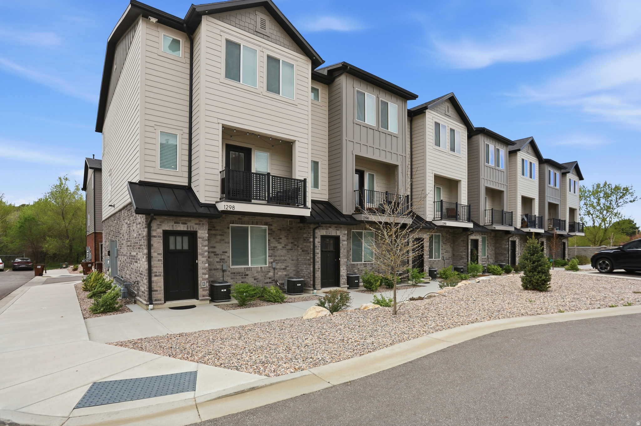 Open House this Saturday, June 6th from 10:00 AM to 12:00 PM. Enjoy this charming home quietly nestled near the mouth of Ogden Canyon! Incredible mountain views! New in 2023, this end-unit townhome is tastefully finished and immaculately clean. You will absolutely love the open layout with elevated ceilings, large windows with tons of natural light, spacious rooms, ceiling fans, second-level balcony, and ample closet and storage space throughout. The elegant kitchen features stainless steel appliances, quartz countertops, and a walk-in food pantry. The primary suite is a true retreat, complete with its own bathroom and walk-in closet. The lower level is above ground and boasts an entertainment/playroom area equipped with an extra bathroom. In addition to maintaining common areas and exterior landscaping, the HOA also covers trash and snow removal. Affordable utility services. This fantastic home is situated in a prime location, offering easy access to city parks and playgrounds, El Monte Golf Course, Ogden River, and Pineview Reservoir. Nature lovers will be delighted by the abundance of nearby walking, hiking, and biking trails, providing endless opportunities for outdoor recreation. Ski enthusiasts will appreciate the short distance to world-class ski resorts like Snowbasin, Nordic Valley, Ogden Nordic, Wolf Creek, and Powder Mountain. Buyer to verify all information. Call today to schedule your personal tour!