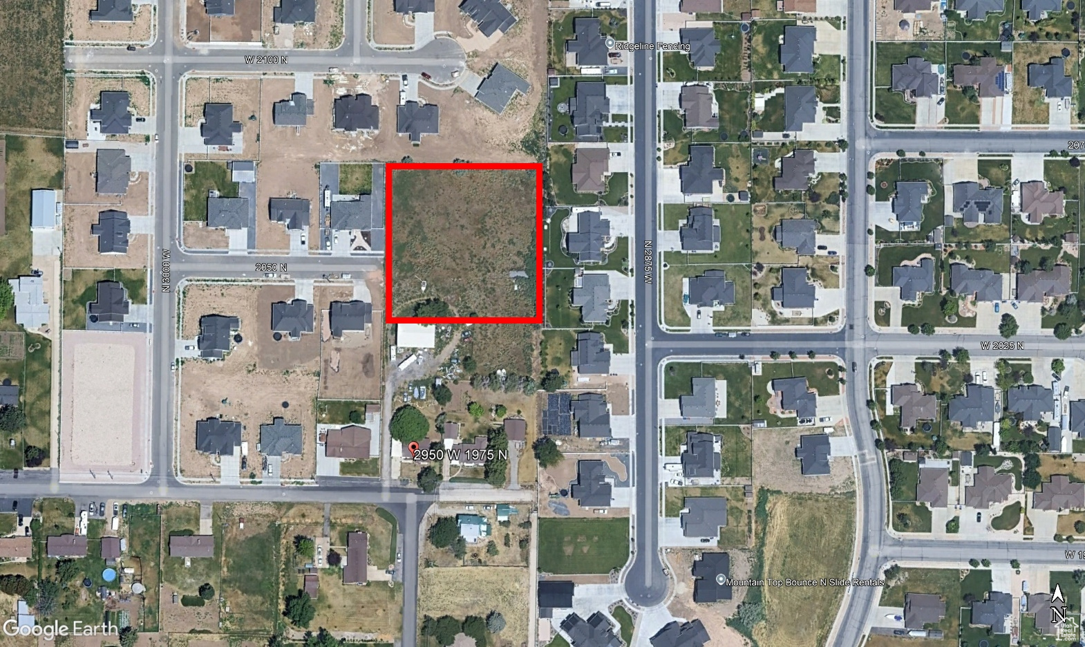 North +/- 2 Acre Infill/Flex Lot Available. Growing Plain City location. Exact size and dimensions to be determined by a survey. Land only - Home & building currently on property not for sale.