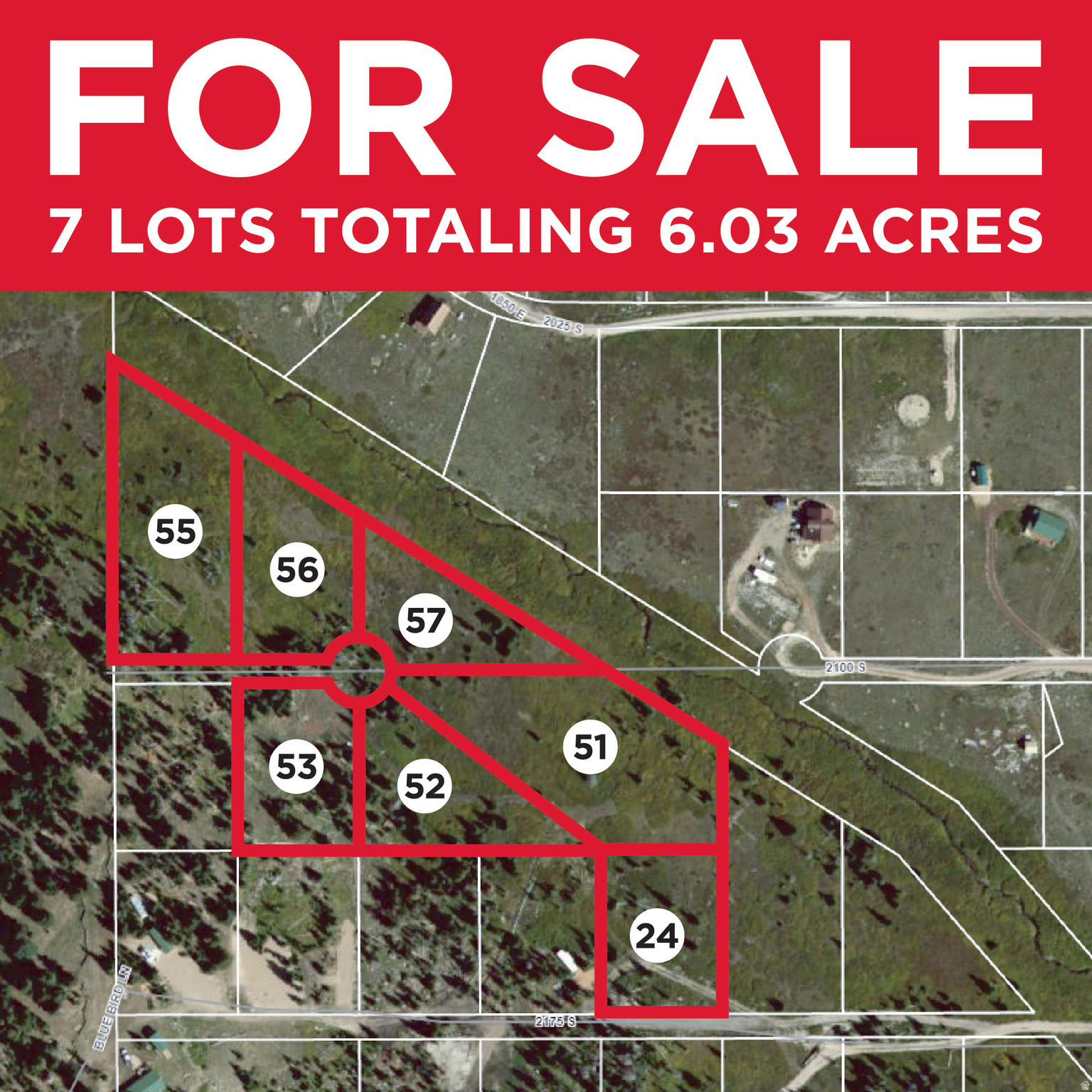Extraordinary opportunity to own this rare 6.03 acres of mountain property tucked away in the pine and aspen trees with mammoth creek that runs along the north side of the property. Seven individual adjacent lots 24, 51, 52, 53, 55, 56 & 57 in total make this a great option for a family getaway to camp, recreate, or build that mountain cabin you always dreamed of. Just minutes from Brian Head Ski Resort, Panguitch Lake, Navajo Lake, Cedar Breaks National Monument, and so much more! Off grid style living but water is available & can be hauled from the fill station. Seasonal access by vehicle in the summer and by snowmobile in the winter months. Escape the summer heat and city lights in exchange for cool fresh mountain air and star gazing nights.