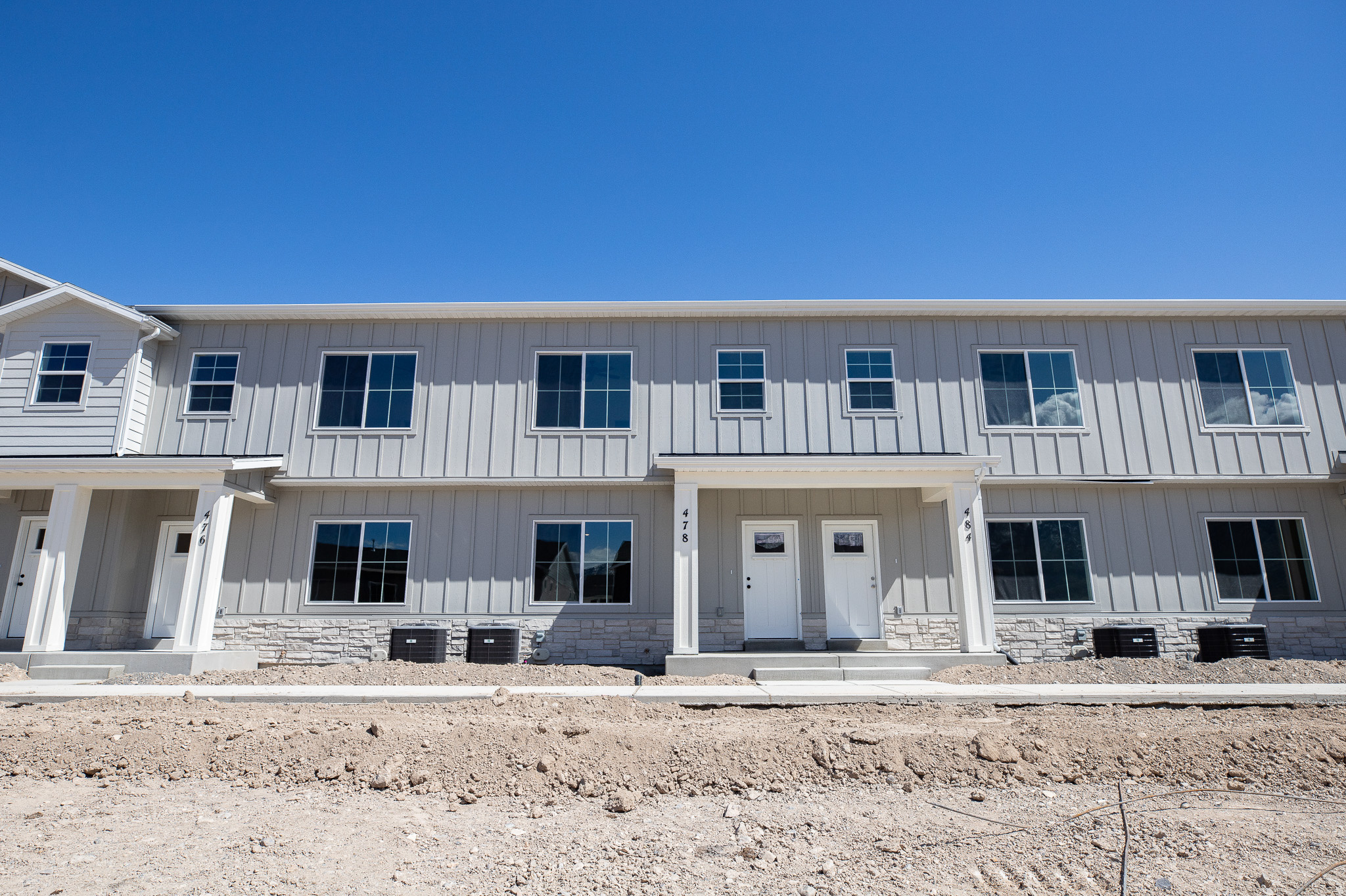 INTEREST RATES STARTING AS LOW AS 3.99% with our preferred lender or $20,000 INCENTIVE towards closing costs, rate buydown, or price reduction regardless of lender! (Talk to agent for conditions.) Must-See New Salem Fields Community! Move-in ready! This beautiful home built by Flagship Homes features 3 bedrooms +office, 2.5 bathrooms, quartz countertops, full landscaping, and a 2-car garage. The primary bedroom has a vaulted ceiling, large walk-in closet, and dual sinks with a large shower. With an unfinished basement, this home provides space for storage and room to grow. (If preferred, basement can be finished for an additional charge.) Call for more information or stop by our model home at 495 E 720 N, Salem, UT for a tour. Model home hours: Monday-Saturday 11 AM - 6 PM. Buyers to verify all information. Square footage is from house plans.