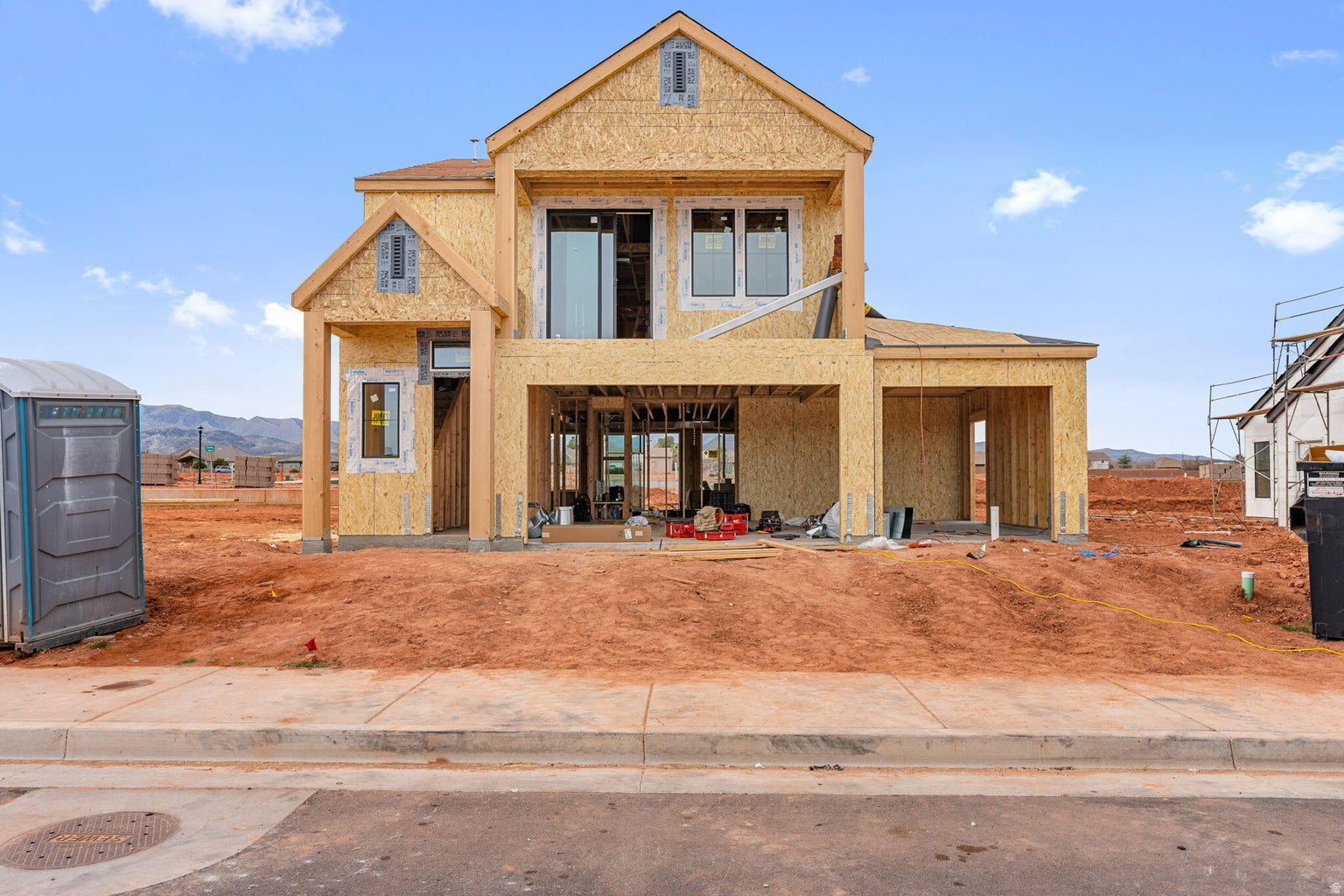 Welcome to the Marigold floor plan in beautiful Santa Clara, UT. This thoughtfully designed 2-story home offers 4 bedrooms, 2.5 bathrooms, 2,159 sqft, and an oversized 3-car garage. Enjoy mountain views from the front deck and flexible living space with an upper loft. Designer finishes are included with transparent pricing--no surprise upgrades. Features include completed landscaping with side and rear block wall, upgraded stone and smooth stucco exterior, black-framed windows, gourmet kitchen with upgraded appliances, 42'' upper cabinets, tile surrounds, upgraded flooring, custom closet shelving, and a concrete rear patio. Located near Black Desert Resort, Harmons, and Gubler Park. This home offers thoughtful design, elevated finishes, prime location, and outstanding value in Santa Clara. carpet and hardwood flooring, and custom closet shelving with spacious walk-in closets. Exterior features include fully finished landscaping, a concrete rear patio extension with side walkway. Located in a desirable Southern Utah community near Black Desert Resort, Harmon's Grocery, Gubler Park, and abundant recreation. Ask about community amenities and additional availability. This home combines thoughtful design, upgraded finishes, prime location, and exceptional value in Santa Clara.