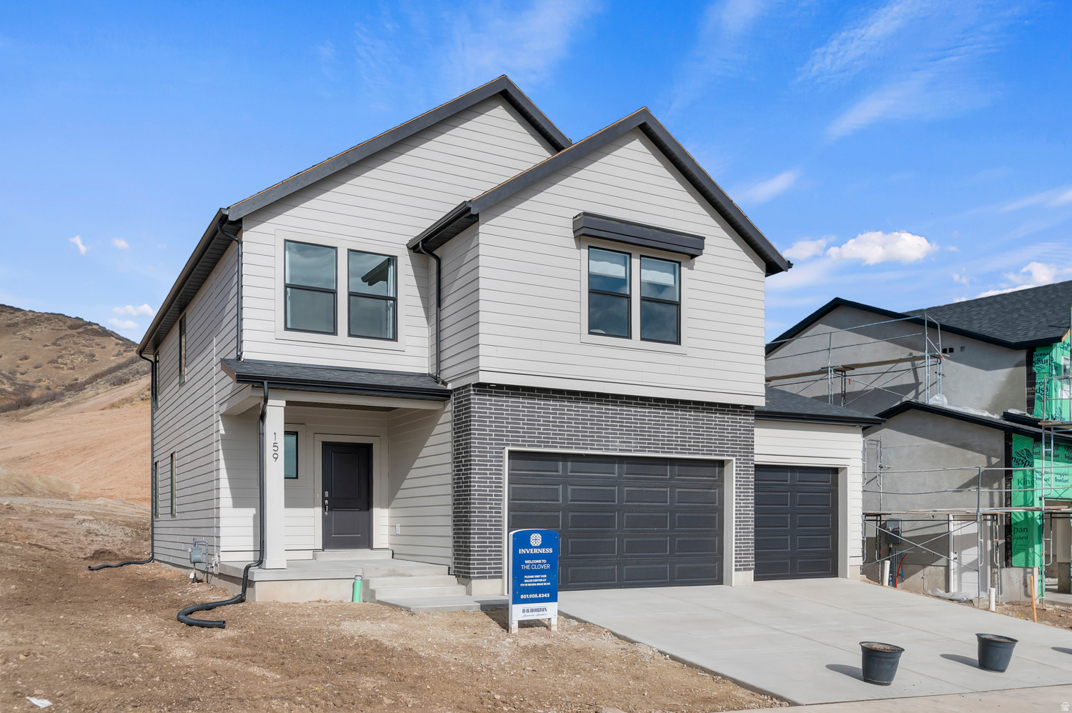 ** Special Interest Rates are Available ** with our Builder Forward Commitment (BFC) if you use DHI Mortgage in addition to receiving $6,000 toward closing costs. Now selling in Inverness! The Clover two-story home offers 3 bedrooms, 2.5 bathrooms, and a 2-car garage with a thoughtfully designed open layout and a giant loft upstairs. Features include quartz countertops, laminate flooring, modern cabinetry, a walk-in pantry, and a convenient mud room off the garage. All bedrooms are upstairs, along with the laundry room and full bath. The spacious primary suite includes a private bath and walk-in closet. This home also includes a walk-out unfinished basement with space for future bedrooms, bath, and living area-plus a concrete back patio. Comes with a Smart Home Package, radon system, and builder warranty. The actual home may differ in color, material, and/or options. Pictures are of a finished home of the same floor plan and the available home may contain different options, upgrades, and exterior color and/or elevation style. Square footage figures are provided as a courtesy estimate only and were obtained from building plans. No representation or warranties are made regarding school districts and assignments; please conduct your own investigation regarding current/future school boundaries.