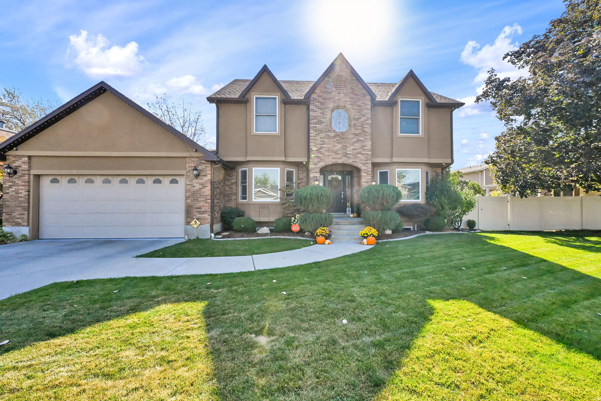 INCREDIBLE 2-STORY IN EAST MURRAY! Custom Built Home w/ Brick & Stucco Exterior, Solar Panels (power bill is $5-$7/month), Quiet Cul-de-sac, Updated Dual-Paned Vinyl Windows, Updated Kitchen w/ Granite Countertops w/ Travertine Backsplash, Tile Floors, Gas Range, Refrigerator, Formal Dining Room, Front Office w/ Built-in Cabinets. Radiant Heat on all Floors, 2 Central Air Conditioners, Gas Fireplace, Built-in Cabinets in Family Room. Upstairs has 4 Bedrooms & Grand Master Bath w/ Double Vanities. The Basement was Completed in 2022 w/ a Wet Bar, Huge Family Room, and Big Laundry Room w/ Sink, Cabinets & Quartz Countertops. Garage is Painted w/ Epoxy Floors. Basement has a Gun Save Built-in the Cold Storage Room. Manicured Yard has a Stamped Concrete Patio & A Water Feature. This Home Has It All! SHOWS A PERFECT 10!