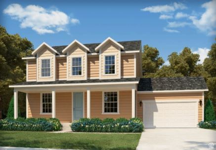 Come see this spacious 2500 Traditional home plan in a great master planned community, just off the golf course! Featured you will find a modern kitchen with creamy bluff maple cabinetry, tile backsplash, quartz countertops, and upgraded platinum gas appliances. Rich laminate hardwood, tile, and carpet flooring flow throughout the thoughtfully designed interior, complemented by recessed can lighting and oversized craftsman-style baseboards and casing. The expansive 3-car garage includes a convenient exit door, while the charming box window in the kitchen nook adds warmth and natural light. Enjoy outdoor living on the expanded deck and cozy evenings by the gas log fireplace. Additional highlights include Christmas light outlets, an energy-efficient tankless water heater, and elegant metal stairway railing. The luxurious owner's bath showcases cultured marble surrounds with a sleek Euro glass shower door, accented by striking black matte hardware for a refined, modern finish. This home offers the perfect balance of timeless design, upscale features, and everyday comfort!