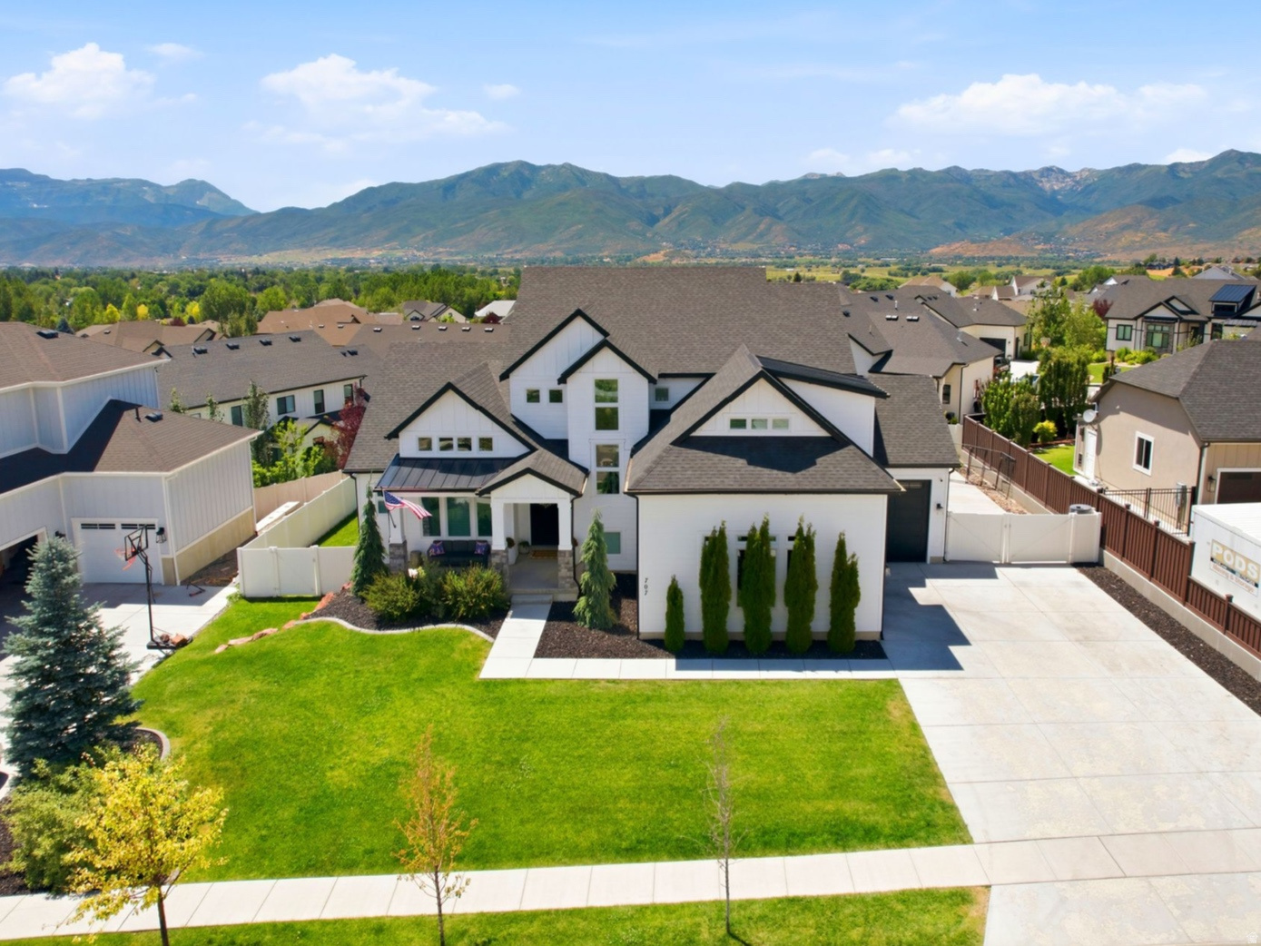 Back on market!! Buyers contingency sale failed. Enjoy elevated living in this gorgeous, turn-key home on Heber Valley's East bench in the Stone Creek Residences! Experience open concept living at its finest, with vaulted ceilings, an abundance of natural light, oversized living spaces, extra tall door heights, and the perfect floor plan to maximize functionality and comfort. Timeless finishes make this home standout with hand-scraped wood floors throughout the main level, a beautiful stone fireplace in the heart of the home, tasteful neutral elements and custom upgrades throughout. The spacious main floor master suite offers two separate vanities, a soaker tub, toilet room and walk-in closet. Surround yourself with the comforts of home in the gourmet kitchen complete with an oversized island, pantry, gas range, custom hood, double oven and plenty of cabinet space. The vaulted office offers an inviting space for productivity and creativity. Take in the fresh mountain air on the covered front porch and back covered patio, that's ideal for outdoor cooking and relaxation. The newly finished basement is bright, open, and perfect for entertaining with its second full kitchen, open family/game room, glamorous jack and Jill bathroom, two large bedrooms and plenty of extra storage space. The permanent exterior lighting is awesome for holidays, seasonal and daily lighting customizations. This wonderful home boasts one of the largest lots in the neighborhood, complete with a fully fenced yard, RV parking and mountain views. Vivint security system and cameras included. Conveniently located within a few minutes of a variety of outdoor activities and Main Street. 15 minutes to Park City, 45 minutes to SLC Airport, 25 minutes to Orem. Information provided as a courtesy. Buyer to verify.