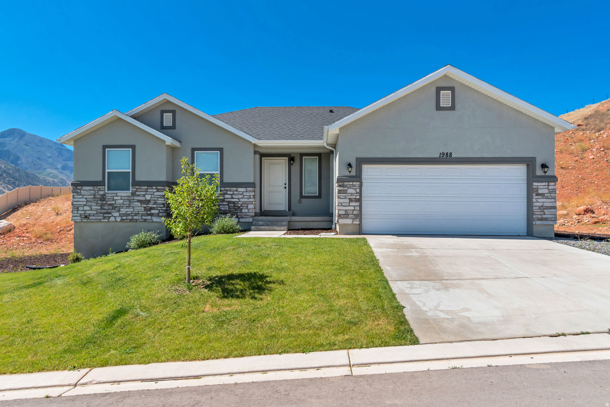 Better than new! Come check out this beautiful rambler on a sprawling 0.61 acre lot.  No neighbors on the back and to the side!  Located next to extra parking and trail head.  Features include: quartz countertops, large pantry, mudroom, beautiful laminate and LVP flooring, water softener, huge basement to grow into with rough plumbing for another bathroom and second laundry room, and plenty of room on the side for RV parking.  Hurry and snag this large and unique lot while you can.  Don't forget to click on the 3D tour.
