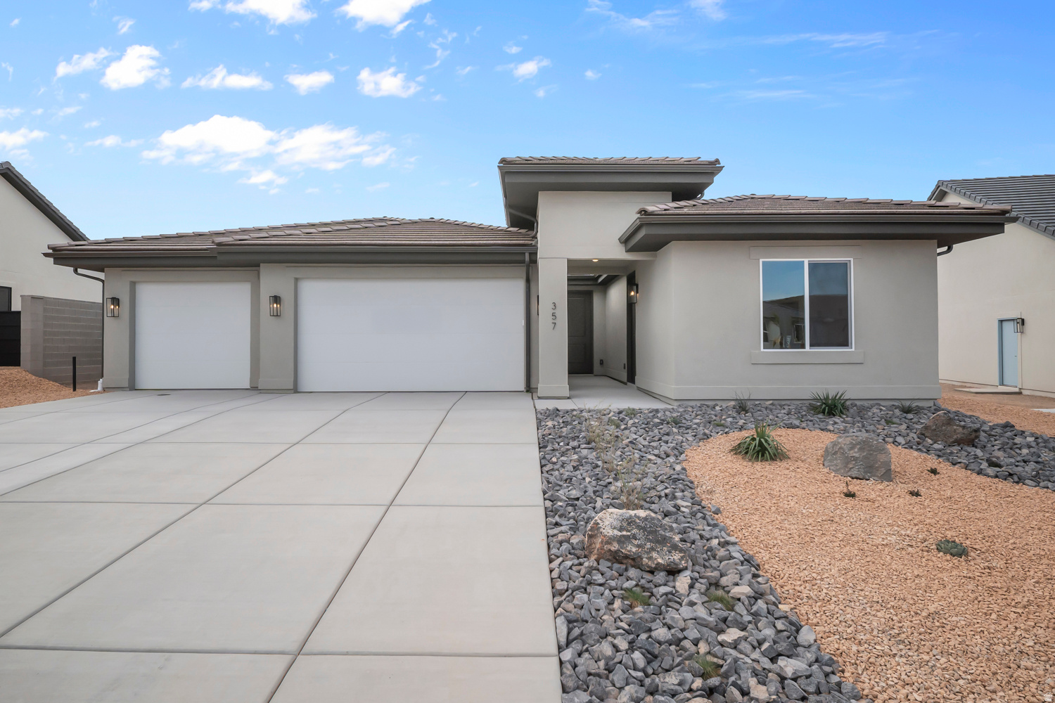 Discover your dream home at Fire Rock, a stunning new D.R Horton community in Hurricane, UT! Explore the ''Oasis'' floorplan Including a private casita and the best part? NO HOA. Zion views leaving and entering your front door. Single Level Living featuring 4 bedrooms, 3rd car garage, and a private casita with a bedroom, and washer/dryer hookups. Perfect space to use as a rental or for hosting family/friends. Estimated completion June 2026. Ask me about our generous home warranty & $$$$ towards closing costs and rate buy down when using our in-house lender DHI Mortgage. Improving quality of life here with its prime location, Fire Rock is truly a gem. Don't miss out on the opportunity to make it your own.