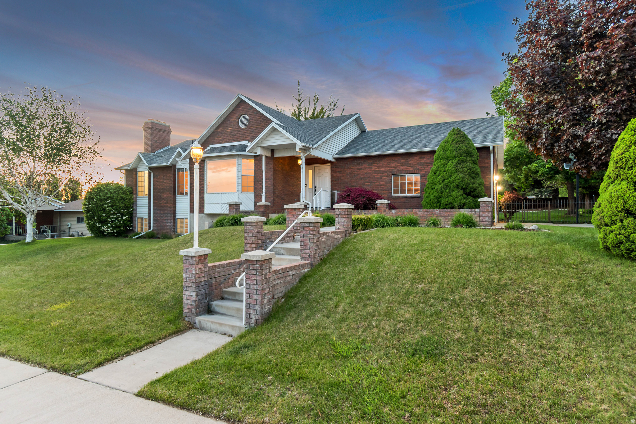 The location of this home is spectacular.  Close to UVU, shopping, I-15, etc.  The lot is incredible; it is your private sanctuary.   The kitchen is beautifully updated.   The roof is approximately 4 years old, the 2 bathrooms have been updated with Mohawk waterproof laminate, and new carpet was installed in approximately Jan of 2022.  The primary bath has a new shower and sink.  Exercise room incudes barbett set, squat rack, adjustable dumbbell set, and rower, which the seller will leave with the home. The primary bedroom bed frame and the nightstand.  The seller is also leaving the electric lawn mower, branch timmer, chainsaw, and two leaf blowers.   Don't miss this opportunity.  All information is provided as a courtesy only.  All information to be verified by the buyer no later than the agreed-upon due diligence deadline, including, but not limited to, sq. ft., room sizes, lot size, etc.