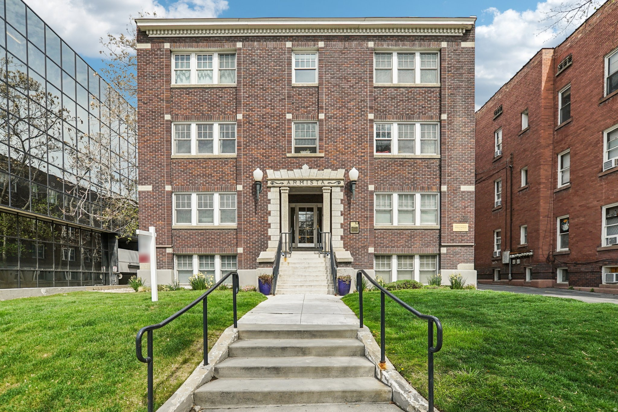 Charming condo located in the historic Armista building just minutes from downtown Salt Lake City. This bright and inviting unit features high ceilings, large windows, and an open layout that maximizes natural light. Beautiful hardwood and tile flooring throughout. Recently remodeled kitchen and fully updated bathroom offer modern finishes while maintaining classic character. Designated parking space included. Enjoy walkable access to restaurants, parks, galleries, and downtown amenities with quick access to the University of Utah, Red Butte Garden, and nearby trails. Building offers on-site laundry plus in-unit hookups.