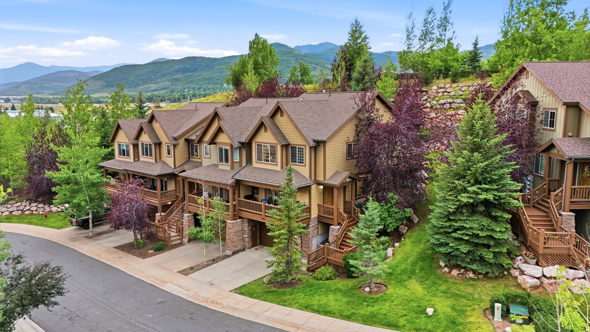 Right-size your home with the beautiful lock-and-leave townhome in Jeremy Ranch. Maintenance-free living designed for family, entertaining, and lifestyle-focused living. Life in Jeremy Ranch means spending less time on home maintenance and more time enjoying everything that makes Park City special. Ideally situated just moments from Jeremy Ranch Golf & Country Club (memberships available and sold separately), this move-in-ready Canyon Links townhome offers the perfect balance of comfort, convenience, and low-maintenance living. With 2,835 square feet, four bedrooms, and four bathrooms, the thoughtfully designed floor plan provides plenty of room for visiting family and friends without the upkeep of a single-family home. As an end unit, the residence enjoys added privacy and abundant natural light, while the open-concept main living area creates an inviting space for gathering after a round of golf, a day on the slopes, or an afternoon exploring the nearby trail systems. The functional layout is comfortable, offering generous guest accommodations and flexible spaces for hobbies, remote work, or extended stays. Step outside to the private deck and enjoy peaceful neighborhood and mountain air in a setting designed for easy living. Whether you're looking to simplify, right-size, or secure a lock-and-leave mountain retreat, this Canyon Links residence delivers exceptional value in one of Jeremy Ranch's most desirable locations. Enjoy quick access to golf, skiing, hiking, dining, Park City Main Street, and Salt Lake City International Airport--all while coming home to an established community known for its welcoming atmosphere and year-round recreation. This is more than a home -- it's an opportunity to embrace life with greater freedom, less maintenance, and more time to enjoy the lifestyle you've earned.