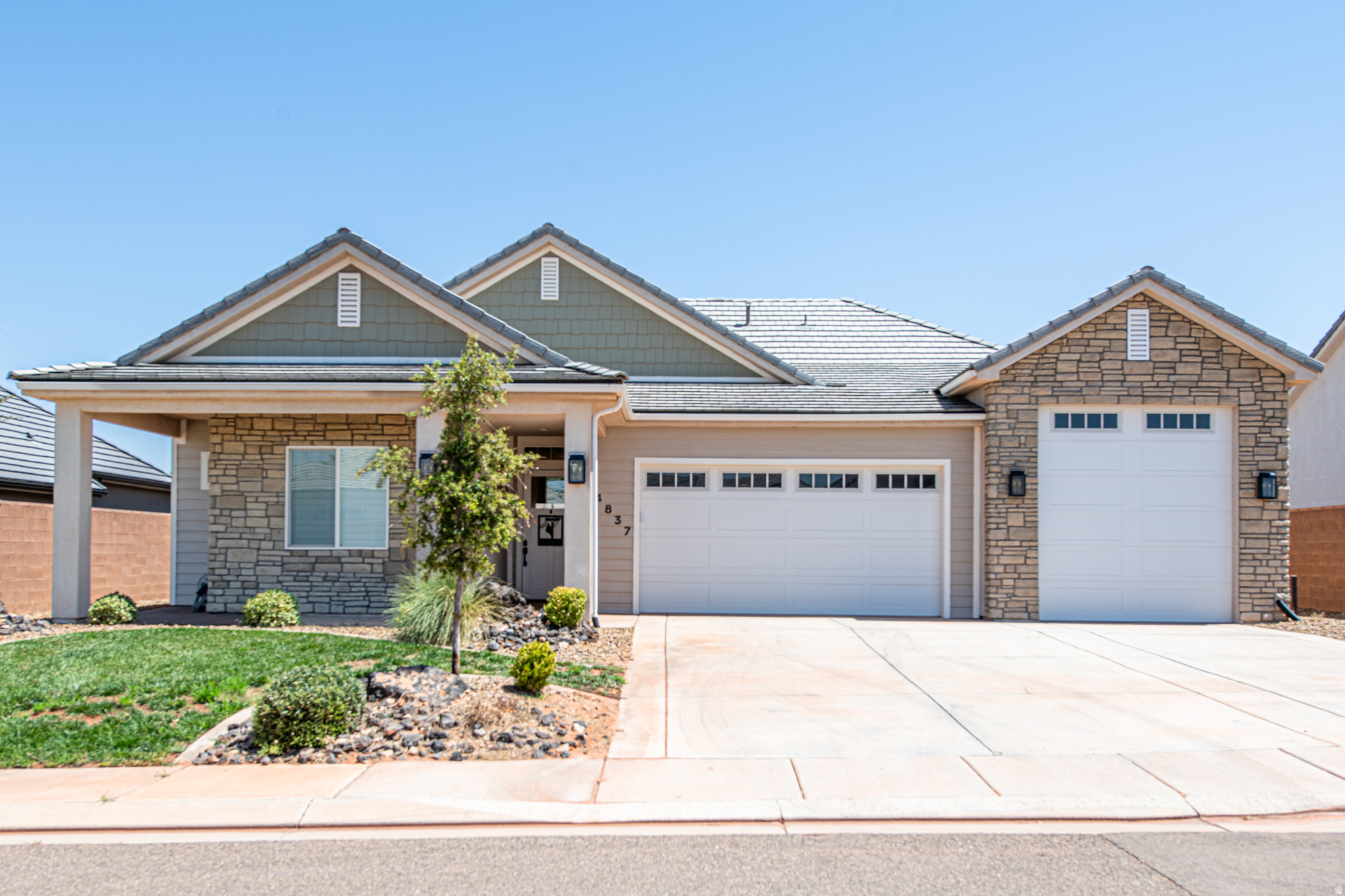 Located in a sought-after and growing area, this barely lived-in 3-bedroom, 2-bathroom home built in 2022 offers comfort, convenience, and stunning mountain views. The open floor plan is perfect for modern living, while the attached 40-foot boat garage provides ample space for your toys or storage needs. Enjoy access to a beautiful HOA clubhouse complete with a fitness and event center--ideal for relaxing or entertaining. Whether you're looking for a primary residence or a second home near outdoor adventures, this property blends fresh construction with a serene, community-focused lifestyle. Don't miss this rare opportunity!