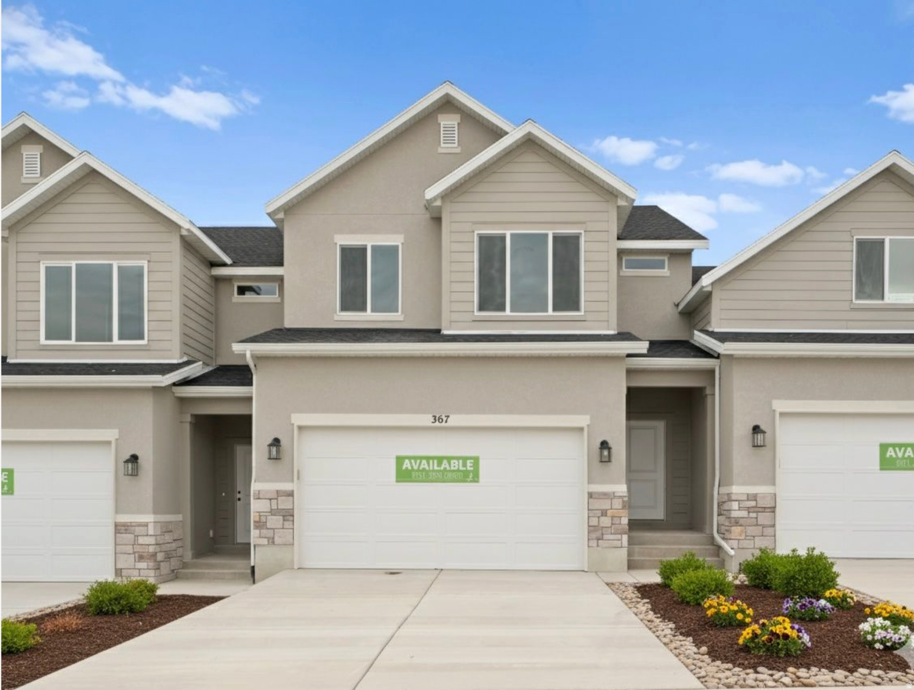 PERMANENT 4.99% rate OR 5% cash back to closing costs/purchase price reduction with our preferred lender incentive. Use the incentive how you'd like! This front load townhome has the perfect layout, and allows for a backyard! This floor plan has 3 bedrooms upstairs, including a massive primary suite.  With a powder on the main level, your guests never need see your personal bathroom space. The Kitchen/dining/great room flow is perfect for entertaining! This community has a park, pavilion, and walking path. It also has a future clubhouse/pool/pickleball courts. Pictures depict a previously built home with the same floor plan. Contact listing agent for the color palette and a breakdown of everything the HOA includes!