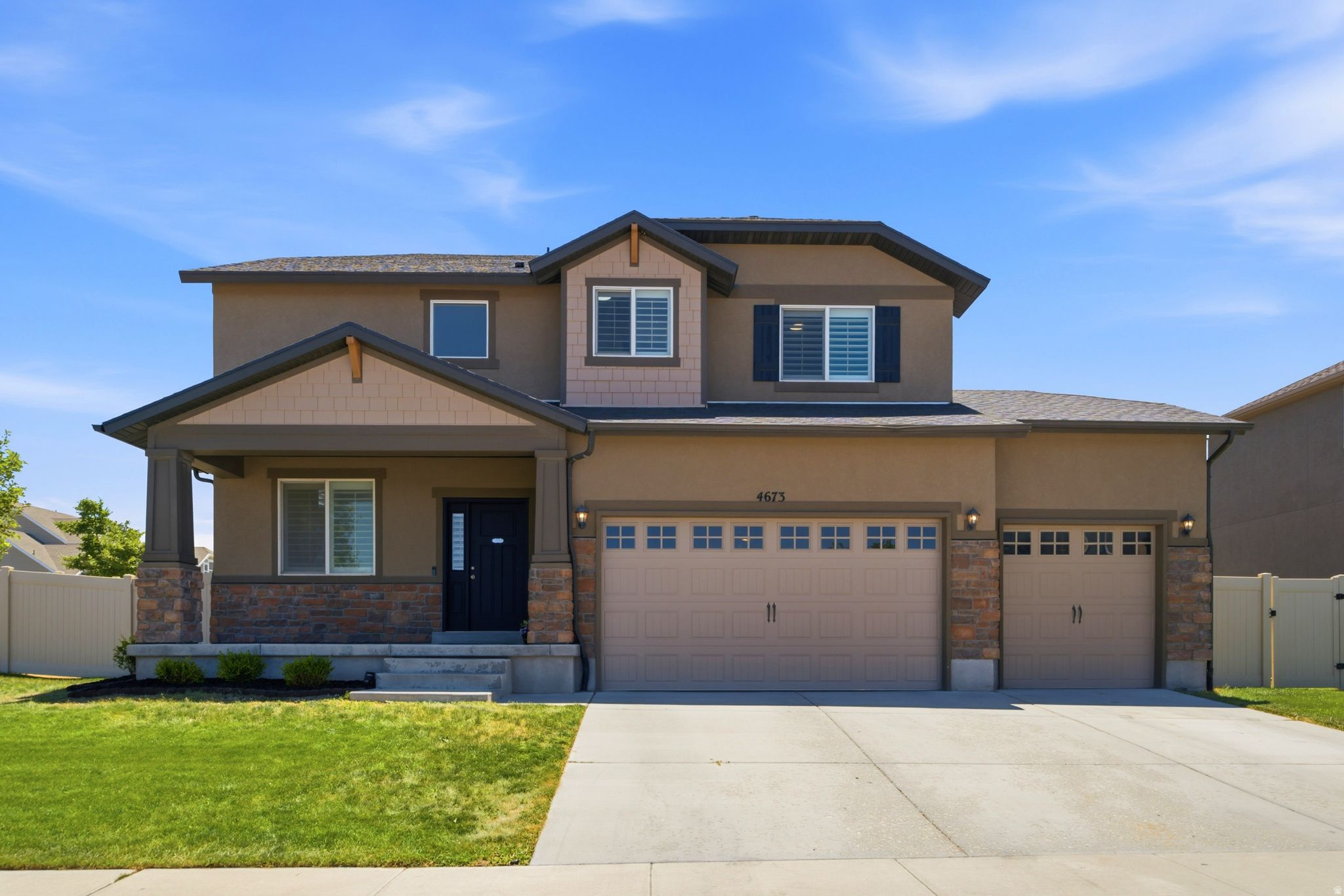GRAND OPENING | OPEN HOUSE | JUNE 20 | 11AM-2PM | Welcome to this stunning Herriman rambler in a highly desirable East Herriman location! Conveniently located within walking distance of the elementary, middle, and high schools, and offering quick access to Mountain View Corridor, this home combines comfort, convenience, and style. Recent updates include fresh paint, new LVP flooring, new carpet, and updated light fixtures. The spacious kitchen features granite countertops and stainless steel appliances, while a new water heater adds peace of mind. The thoughtful floor plan includes an upstairs loft, and every bedroom offers the convenience of a walk-in closet. The large primary suite features a walk-in closet, dual vanities, a separate tub, and a walk-in shower. Additional highlights include plantation shutters throughout, a deep 3-car garage, and plenty of space for comfortable living. This is a home you won't want to miss!