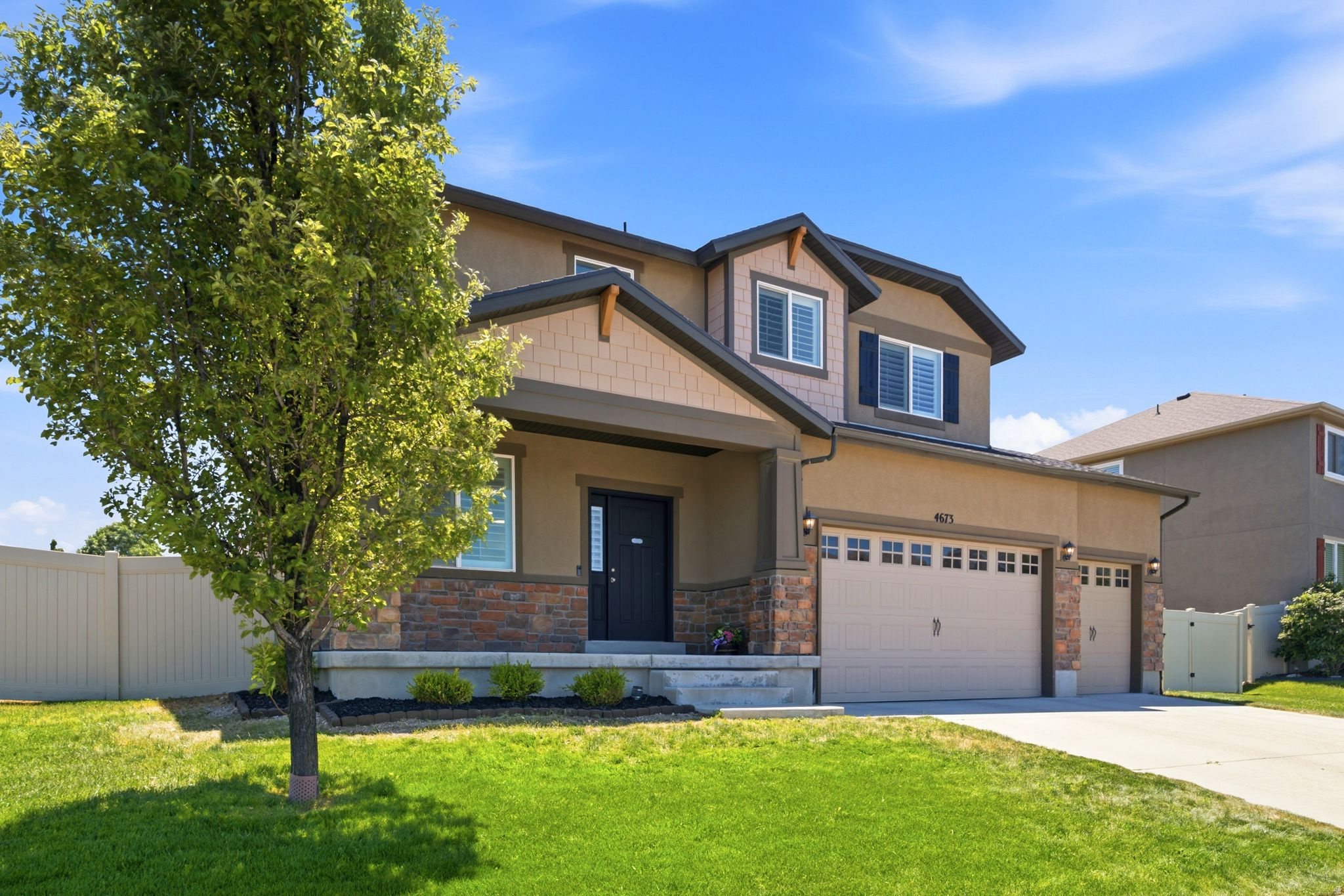GRAND OPENING | OPEN HOUSE | JUNE 20 | 11AM-2PM | Welcome to this stunning Herriman rambler in a highly desirable East Herriman location! Conveniently located within walking distance of the elementary, middle, and high schools, and offering quick access to Mountain View Corridor, this home combines comfort, convenience, and style. Recent updates include fresh paint, new LVP flooring, new carpet, and updated light fixtures. The spacious kitchen features granite countertops and stainless steel appliances, while a new water heater adds peace of mind. The thoughtful floor plan includes an upstairs loft, and every bedroom offers the convenience of a walk-in closet. The large primary suite features a walk-in closet, dual vanities, a separate tub, and a walk-in shower. Additional highlights include plantation shutters throughout, a deep 3-car garage, and plenty of space for comfortable living. This is a home you won't want to miss!