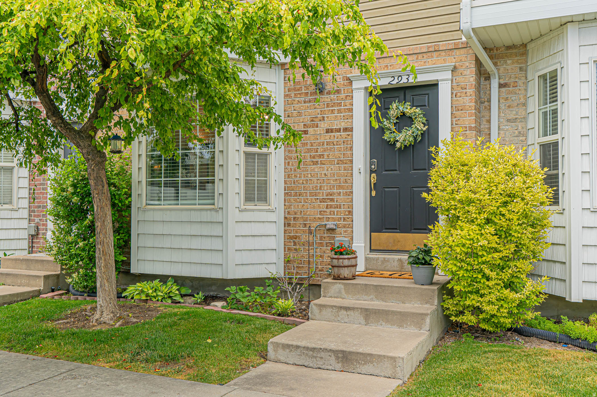 Discover the ideal first home you've been dreaming of! This charming 3-bedroom townhome features a private fenced patio, bonus attic storage, and additional crawlspace storage underneath. You'll appreciate the convenience of two parking spots right at your front door, along with all appliances being included in the sale. With monthly HOA dues covering water, sewer, and trash, you'll save on costs without compromising on comfort. Plus, a comprehensive home inspection is scheduled for July 9, giving you peace of mind and transparency before submitting an offer! Step into the spacious main level, where the connected family room and dining area flow seamlessly into a sunlit kitchen, complete with mountain views and ample room for extra furniture. This level also includes a convenient half bath for guests, a laundry room, and a large pantry, to enhance the home's functionality. The main floor showcases brand-new vinyl flooring, fresh paint, and bright finishes throughout, creating a welcoming atmosphere. Upstairs, you'll discover three well-appointed bedrooms and a beautifully updated bathroom featuring dual vanities, stylish mirrors, modern faucets, a new showerhead, and vinyl flooring. All the carpet was replaced in the last few years, and it even features a higher-end carpet pad! The primary bedroom offers a generous layout with space for additional furnishings and charming built-in shelving. Don't overlook the easy access to the attic storage via the pull-down ladder in the hallway. Step outside to the back patio, where a raised terrace garden bed with perennial plants and flowers, a storage shed, and plenty of room await for you to unwind and enjoy shaded evenings. Parking is effortless with one covered space and another uncovered space just steps from your door. Make life a little easier with the community mailbox and dumpsters conveniently located just down the sidewalk! Take advantage of these incredible bonuses and reduce your costs while stepping into your first home or investment. Call today to schedule your showing! All information has been provided as a courtesy to the buyer. It is the buyer's and buyer agent's responsibility to verify all information and listing data to their own satisfaction. Square footage figures are provided as a courtesy estimate only and were obtained from county records. Buyer is advised to obtain an independent measurement.