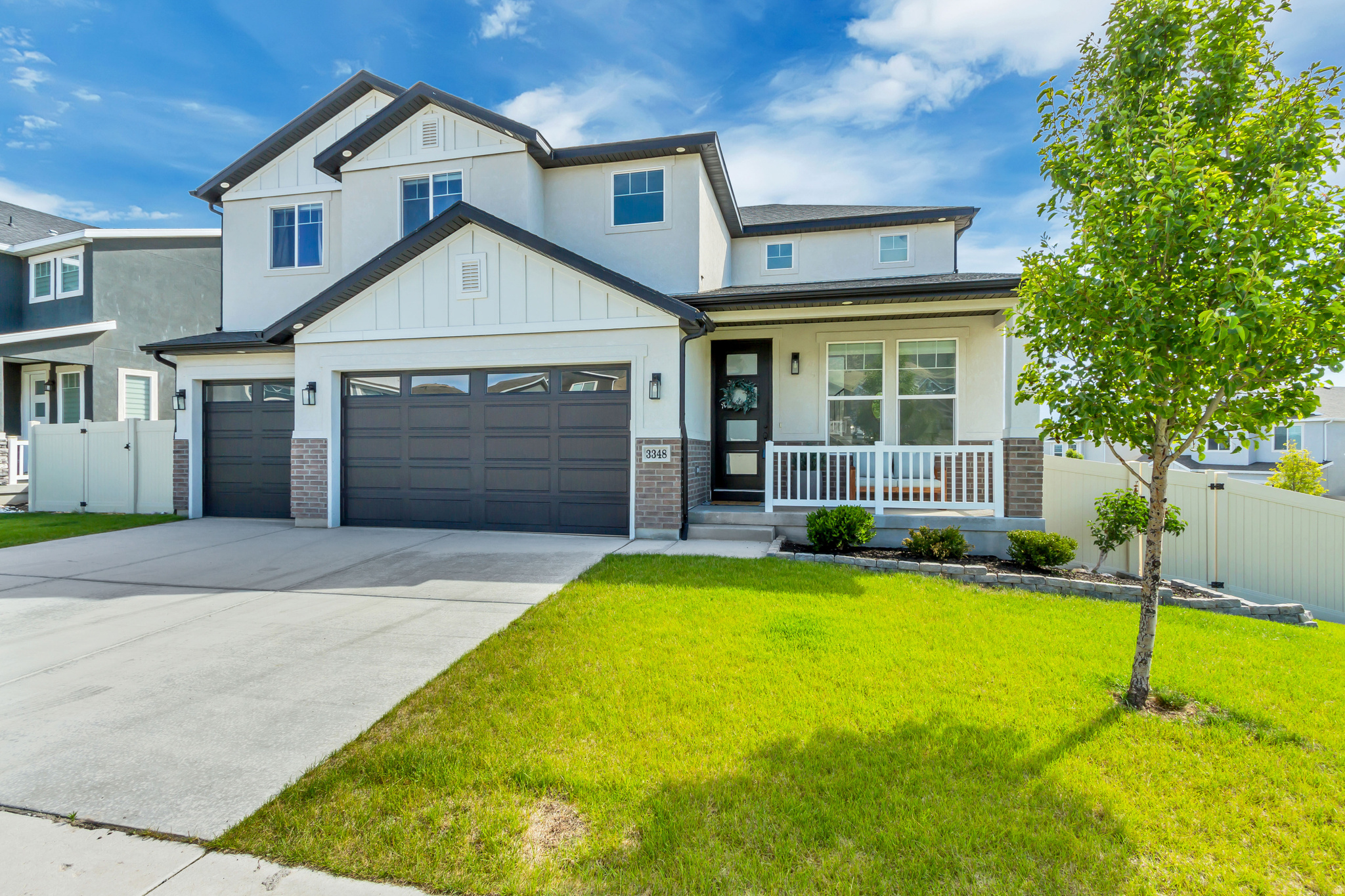 ***$110,000 PRICE ADJUSTMENT*** Fully Finished 6 Bedroom Home Backing to Park +UNOBSTRUCTED Mountain and Lake Views!    Welcome to this better-than-new-6 bedroom, 4-bath home perfectly situated on a premium corner lot backing directly to the park with stunning, unobstructed views  of Mount Timpanogos and Utah Lake.   Why wait on new construction when this home is already complete with a fully finished basement, professionally finished and fully fenced yard, and all the upgrades already in place?   The open concept main level features a bright modern kitchen with large walk-in pantry, spacious living areas, and large windows that capture natural light and incredible views.  Upstairs offers 4 generous bedrooms, including a luxurious primary suite, while the fully finished basement provides additional living space perfect for entertaining, guests, or multi-generational living. This home has unbeatable storage; 4 linen closets upstairs, 2 large storage rooms in the basement, and a 3 car garage with hanging shelves.  Step outside to enjoy direct park access, added privacy with no rear neighbors, and a fully fenced backyard ready for immediate use- no extra cost, no waiting.  Located in a desirable community, this home combines space, location, and value in a way thats hard to find.  Please wear provided shoe covers.  Square footage figures are provided as a courtesy estimate only and were obtained from tax data records.  Buyer is advised to obtain an independent measurement.