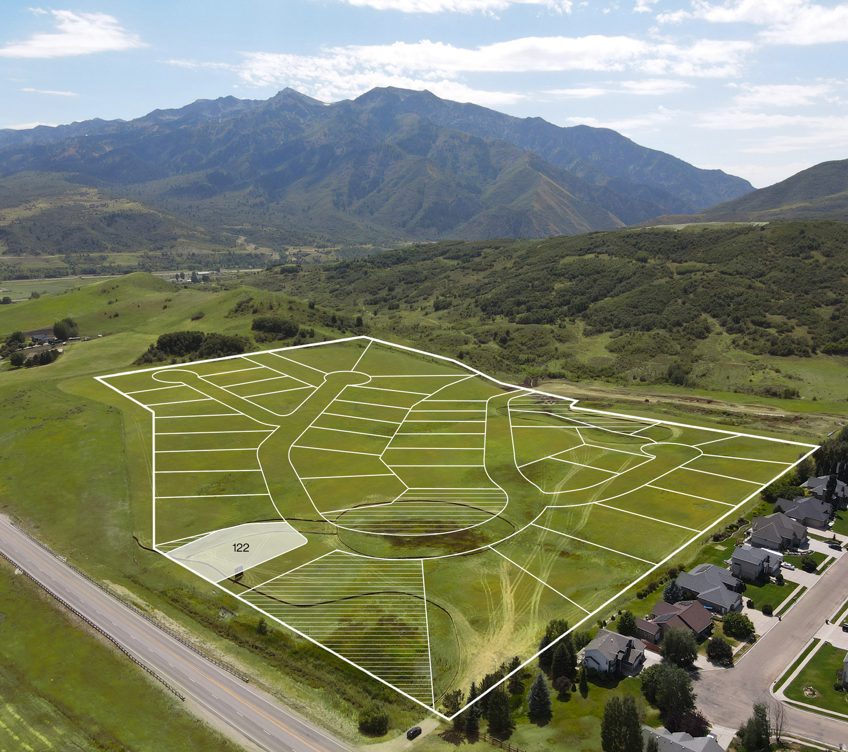 Buy a Lot, Bring a Builder, or Build with Us. Lot 122 at The Range in Mountain Green is a 0.50-acre estate lot, offering one of the most affordable ways to own in this luxury mountain community. Surrounded by the Wasatch Range and located just minutes from Snowbasin Resort and Pineview Reservoir, this homesite blends mountain seclusion with easy access to year-round recreation and a quick commute to Salt Lake City. Work with Cole West's design team to select from four professionally curated home plans, design a fully custom residence, or bring your own builder to create a home that reflects your lifestyle. With utilities stubbed to the lot and HOA care for open space landscaping, and snow removal, building here is as seamless as it is inspiring.