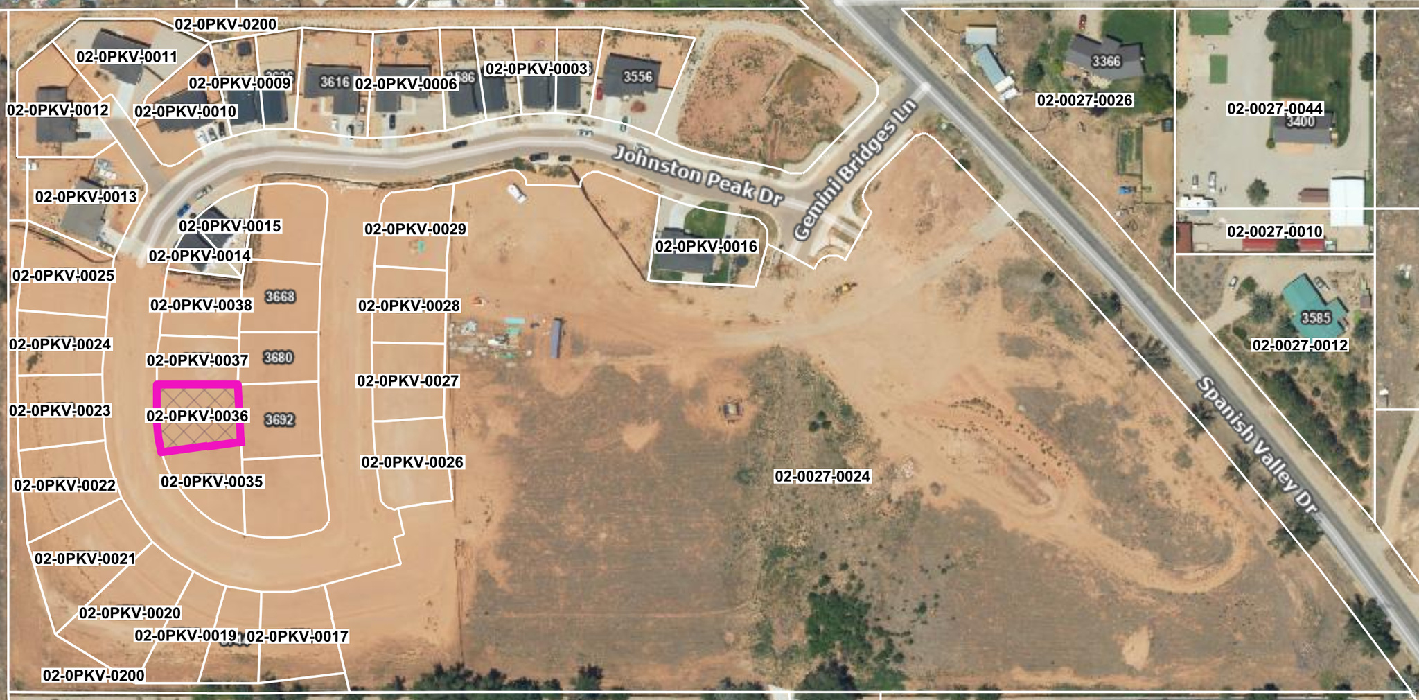 PEAK VIEW SUBDIVISION - Land
