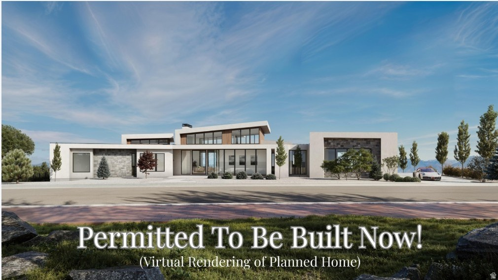Gorgeous contemporary estate with panoramic valley and mountain views, ready to be built in one of the most exclusive gated enclaves in Salt Lake County known as Tavaci. Using the premiere Kodiak America builders this project is ready to go today! This extraordinary architectural masterpiece has already been fully approved and permitted through Cottonwood Heights, giving the future owner the rare opportunity to bypass years of planning, design, engineering, and saving thousands of dollars. With approvals already in place, construction could be completed in approximately 18 months, allowing you to move forward immediately with creating a truly one-of-a-kind luxury retreat.  Thoughtfully designed for elevated living and unforgettable entertaining, this stunning residence offers six spacious bedrooms, nine luxurious bathrooms, and expansive open-concept living spaces filled with natural light. Dramatic floor-to-ceiling windows frame sweeping, unobstructed views of the Salt Lake Valley and surrounding mountains, creating a seamless connection between the indoors and the breathtaking natural landscape. Every detail of the design reflects exceptional craftsmanship, sophisticated contemporary style, and a focus on both comfort and functionality.  The home was envisioned to deliver a true resort-style experience with an optional indoor-outdoor pool concept that blends beautifully into the surrounding scenery. Expansive terraces, covered outdoor living areas, and thoughtfully designed entertaining spaces provide the perfect setting for hosting guests year-round or enjoying peaceful privacy in the mountains above the city. Clean architectural lines, striking modern finishes, and carefully curated materials combine to create a residence that is both timeless and bold.  Additional features include a spacious heated four-car garage and driveway, dramatic grand-scale living areas, private bedroom suites, and seamless indoor-outdoor living throughout the home. Strategically located at the mouth of Big Cottonwood Canyon, this premier location offers unmatched access to world-renowned skiing, hiking, biking, and outdoor recreation while still being only approximately 15 minutes from several internationally recognized ski resorts and just 25 minutes from Salt Lake International Airport.  Experience the perfect blend of privacy, architecture, convenience, and breathtaking natural beauty. Be sure to view the cinematic video tour and immersive 3D virtual tour showcasing the vision and potential of this remarkable property. VIEW THE ATTACHED TOUR*Buyer is advised to obtain an independent measurement and to verify all information.*