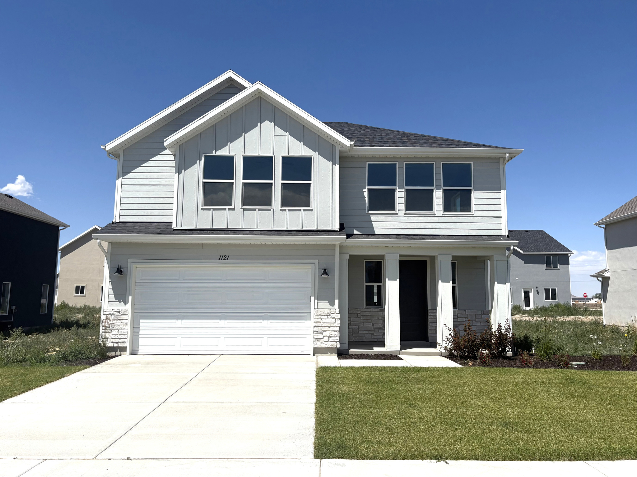$20,000 INCENTIVE towards closing costs, rate buydown, or price reduction regardless of lender! This is our Must-See New Arrowhead Springs Community in Salem!  This beautiful home was built by Flagship Homes and features 4 bedrooms, a loft, 2.5 bathrooms, quartz slab countertops, painted cabinets, laminate flooring on the main level, landscaped front yard, 2 car garage, and backyard (can be landscaped for an additional charge). The primary bedroom has a vaulted ceiling, large walk-in closet, dual sinks, and separate tub and shower! Our Arrowhead Springs community will have a  52-acre park, clubhouses, pools and everything you can think of when it comes to Amenities! This community is close to the Freeway (4 minutes) and is in a beautiful location! Call Seth for more information or stop by our model home at 1074 N 1020 W, Salem, Utah 84653 for a tour. Model home hours: Monday-Saturday 11 AM - 6 PM. Buyers to verify all information. Square footage is from house plans.