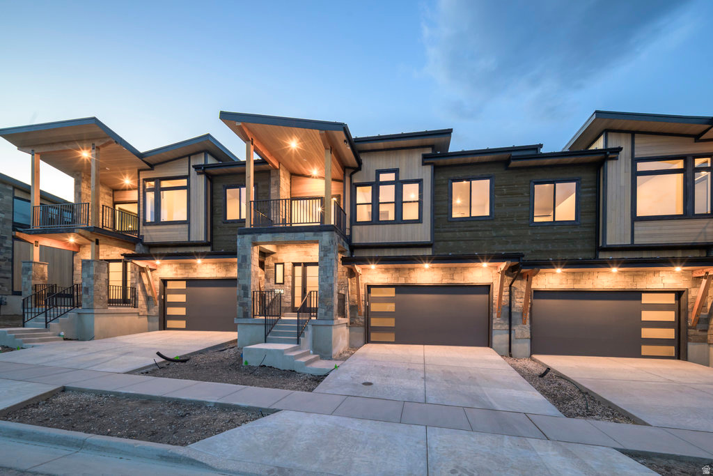 Sage Hen is located between the Jordanelle Reservoir and Deer Valley's new East Village with quick access to skiing, trails, and year-round recreation. Newly completed Haven floor plan featuring 4 ensuite bedrooms with comfortable separation for family and guests. Vaulted entry opens into the kitchen, dining, and living spaces designed for gathering after a day on the mountain. Private covered deck off the primary suite captures Jordanelle and Deer Valley views. Thoughtful finishes and a functional layout well-suited for a second home or mountain retreat. *Exterior photo shown is of a similar Haven floor plan; finishes and elevation may vary.*