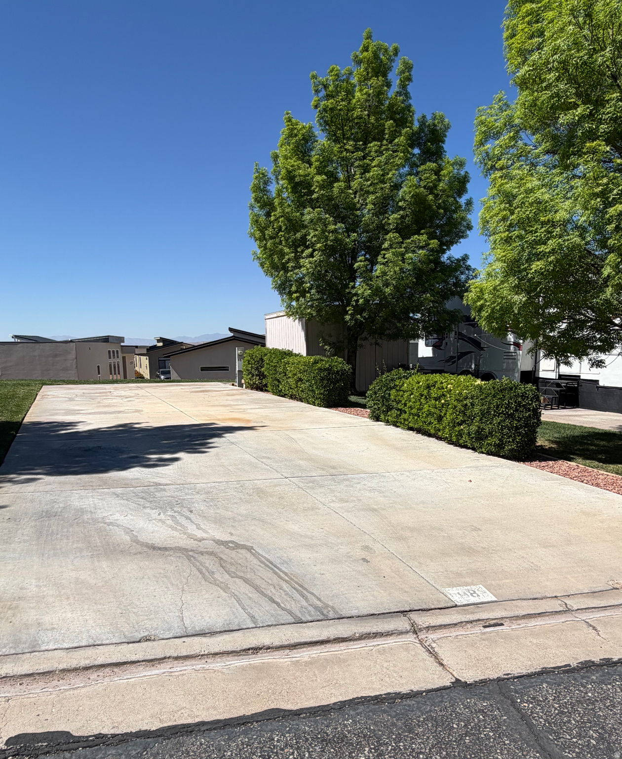 RV Lot in The Canyons RV Park just off State Rd. 7 and State Rd 9 which is the main highway east through Hurricane and west to I-15. Minimal HOA fees. It's not in a 55+ community but an HOA company manages and maintains the landscaping, garbage and water. Easy access to two highways is fabulous, providing access to St. George Airport, Sand Hollow State Park, Sand Hollow Golf Resort, Sand Dunes, and eventually to I-15. You're only 35-40 minutes from Zion National Park, where you can spend literally the rest of your life exploring and still not see all of God's grandeur.