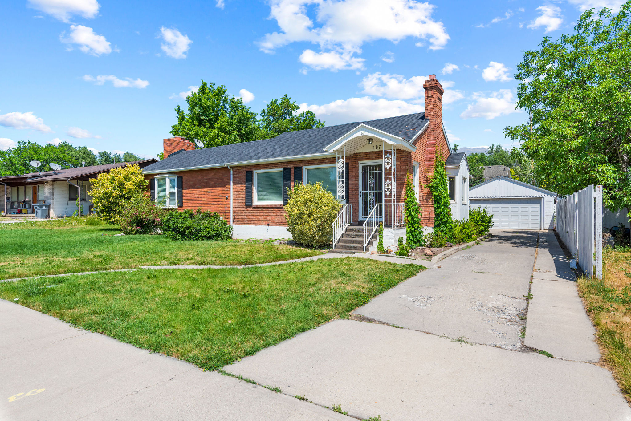 Right in the heart of American Fork and full of potential! 3-bed, 2.5-bath with some antique charm!  Open floor plan with a bright living area, including a cozy fireplace and large living room & kitchen. Oversized main-floor Primary bedroom flows right into the huge additional rec room including an indoor hot tub! Also has a nice 2 car garage. You'll love the location, close to schools, parks, shopping, dining and I15 access. This one is ready for you to make your own or good investor opportunity!