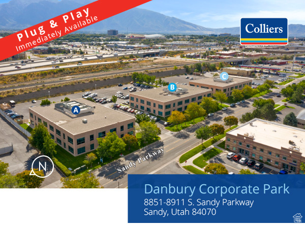 Enjoy the benefits of being an owner/user and occupying from 2,686 RSF and 8,932 RSF (with future expansion options) while also receiving rental income from occupied spaces in a total 29,870 RSF building at a fantastic center-valley location off of I-15 at 90th South.