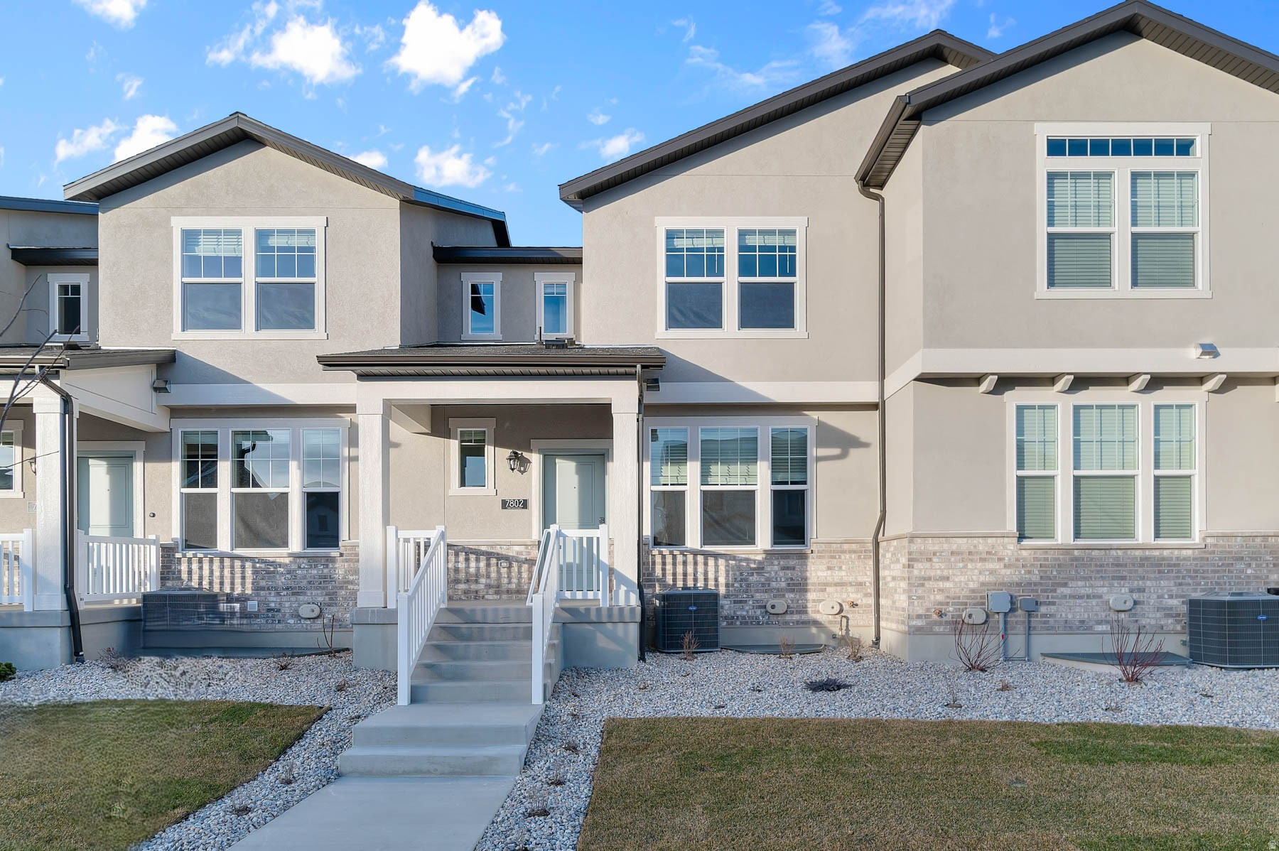 This inviting Bellevue townhome showcases a great master planned community with full yard landscaping that is maintained by the HOA! Interior features highlight gray laminate cabinets, elegant quartz countertops, and stainless steel gas appliances. Elegant flooring includes laminate hardwood, vinyl tile, and carpet flooring, complemented by 2-tone paint and Craftsman-style base and casing. Additional upgrades include a tankless water heater and a relaxing owner's bathroom with cultured marble shower surrounds accented by satin and brushed nickel hardware. This is a home you do not want to miss out on!
