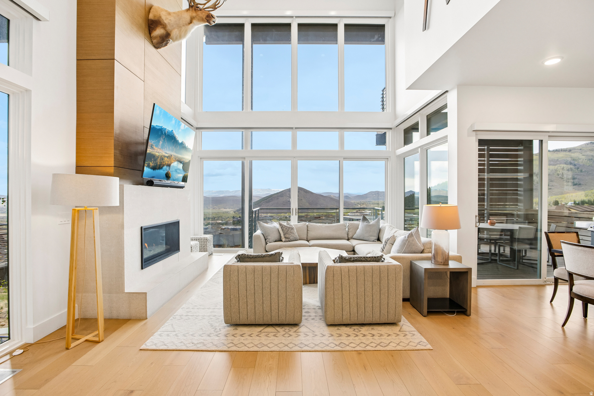 Luxury StandAlone Townhome at Apex Residences - Premier SkiIn/SkiOut Living. This rarely available standalone 5bedroom townhome at Apex Residences delivers the ultimate Canyons Village lifestyle. Spanning three levels, the home opens with a dramatic twostory great room framed by floortoceiling windows showcasing sweeping Uinta mountain views. Highend finishes, designer fixtures, and thoughtful craftsmanship create a refined yet comfortable mountain retreat. A private underground 2car garage and dedicated ski room provide effortless storage and gear organization. The lower level offers an additional family room, bedrooms and bath room, ideal for aprsski relaxation or hosting guests. Positioned at the highest elevation in Canyons Village, the property offers true skiin/skiout access with direct connections to the Red Pine Gondola and Orange Bubble Express. From these two lifts, skiers can reach the entire Park City Mountain system with ease. HOA amenities-including a private shuttle and maintained ski runs-ensure seamless access to lifts, dining, and yearround village activities. Residents enjoy exclusive access to the 8,400 sq ft Apex Clubhouse, featuring a heated pool, hot tubs, stateoftheart fitness center, spa treatment room, owner's lounge, and catering kitchen-perfect for private gatherings. A rare combination of privacy, luxury, and unmatched ski access, this home embodies contemporary mountain living at its finest.
