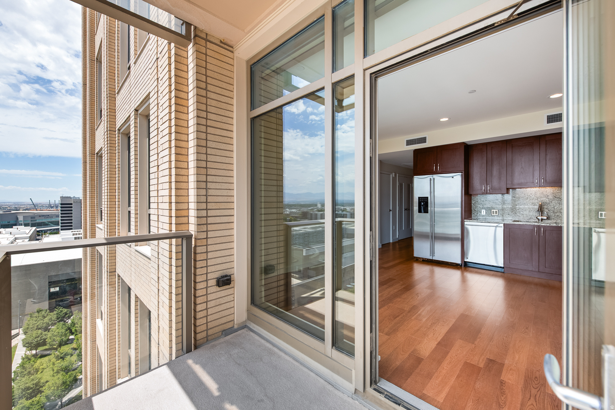 Enjoy luxury urban living in this beautifully appointed studio at 99 West at City Creek Center. Floor-to-ceiling windows frame sweeping south-facing views of the Salt Lake Valley, City Creek Center, and the Wasatch Mountains, filling the home with natural light. The efficient open floor plan offers the perfect lock-and-leave residence or full-time home. Located in the heart of downtown Salt Lake City, you're just steps from exceptional dining, shopping, live theater, Symphony Hall, sporting events, and TRAX light rail with direct service to Salt Lake City International Airport. Adjacent to the exciting new Sports, Entertainment, Cultural & Convention District, this home offers front-row access to one of the city's most significant developments, adding even more energy and amenities to an already vibrant neighborhood. Experience the convenience, sophistication, and unmatched lifestyle that make 99 West one of downtown Salt Lake City's premier luxury addresses. Square footage cited was obtained from the building's architect. All information in this listing is deemed reliable, but buyer is advised to verify all information provided.