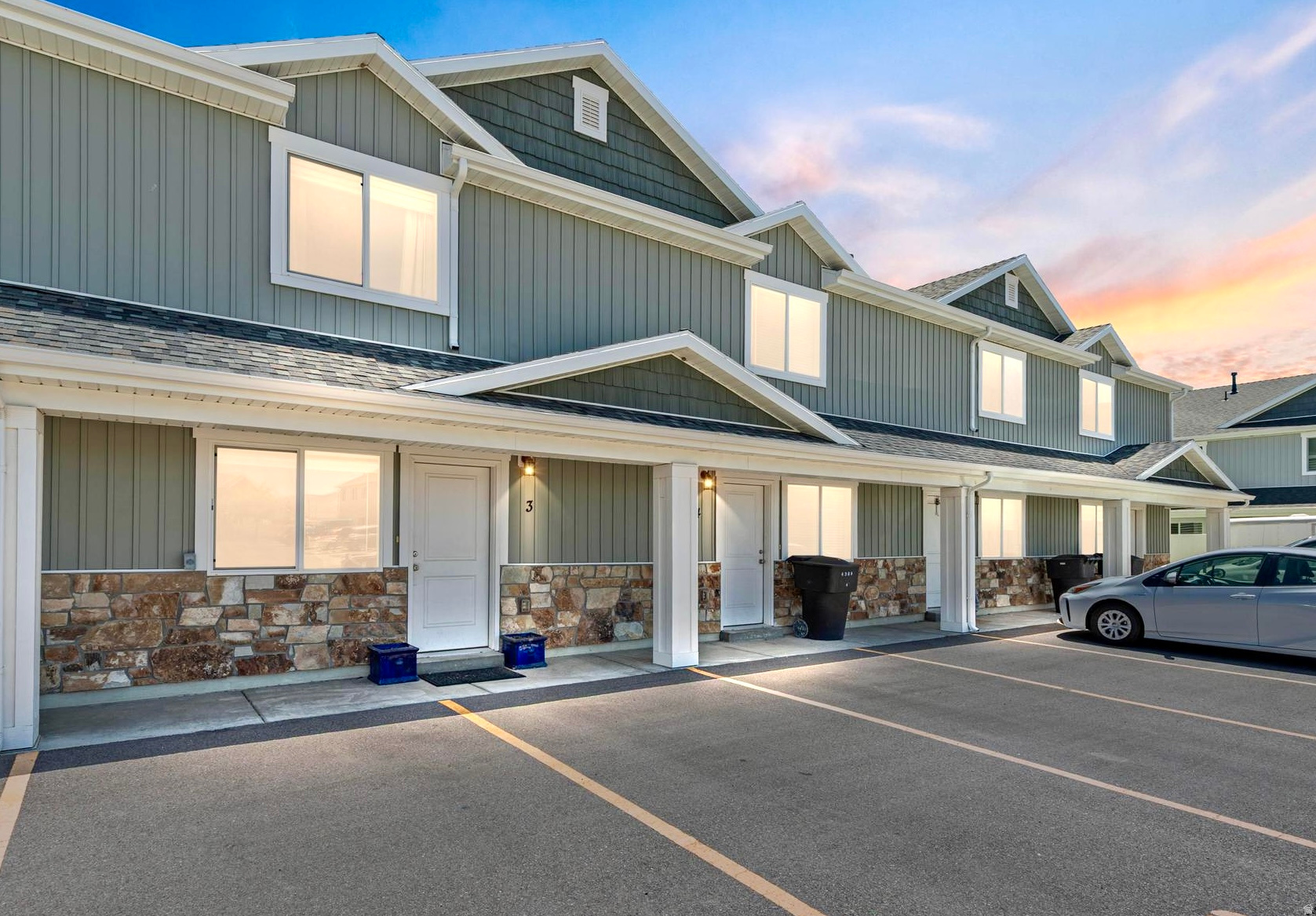 GET A LOWER INTEREST RATE - SELLER IS OFFERING a 2:1 BUYDOWN or $5,000 toward CLOSING COSTS when you use our preferred lender ...***...    RARE FIND - NEWER 2020 TOWNHOME in the heart of Tremonton for UNDER $240K!!  Beautiful home featuring an OPEN LAYOUT, NEWER FLOORING, GRANITE COUNTERTOPS, and EV CHARGING!  SPACIOUS WEST FACING PATIO providing shade in the evening, perfect for relaxing.  OPEN GREEN SPACE directly behind the unit, providing extra outdoor space for kids and pets.  Spend less time on chores and more time enjoying life with HOA covered lawn maintenance and snow removal.   Enjoy the perfect blend of small town charm and everyday convenience.  Located in a newer community in Tremonton with easy freeway access, this home offers nearby Schools, Restaurants, Shopping, and Outdoor Recreation.  This is the home you've been looking for. Come see it today!  Some photos are virtually staged. Information and measurements are provided as a courtesy. Buyers are advised to see the home in person, obtain their own measurements, and verify all information.