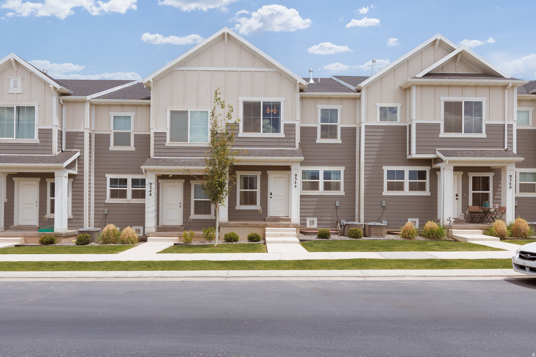 Nestled on the border of Saratoga Springs and Eagle Mountain, this charming townhouse lives in a well-maintained community that welcomes you with a warm and inviting atmosphere from the moment you step inside.  Inside, the thoughtfully maintained home offers versatile living with a finished basement that works as little guest suite, home gym, or whatever suits your lifestyle. Step outside and enjoy resort-style amenities including a private pickleball court, pool, and playground, all within a community that also offers ample guest parking throughout. Don't miss your chance to make this beautiful home yours!  Square footage figures are provided as a courtesy estimate only and were obtained from county records.  Buyer is advised to obtain an independent measurement.