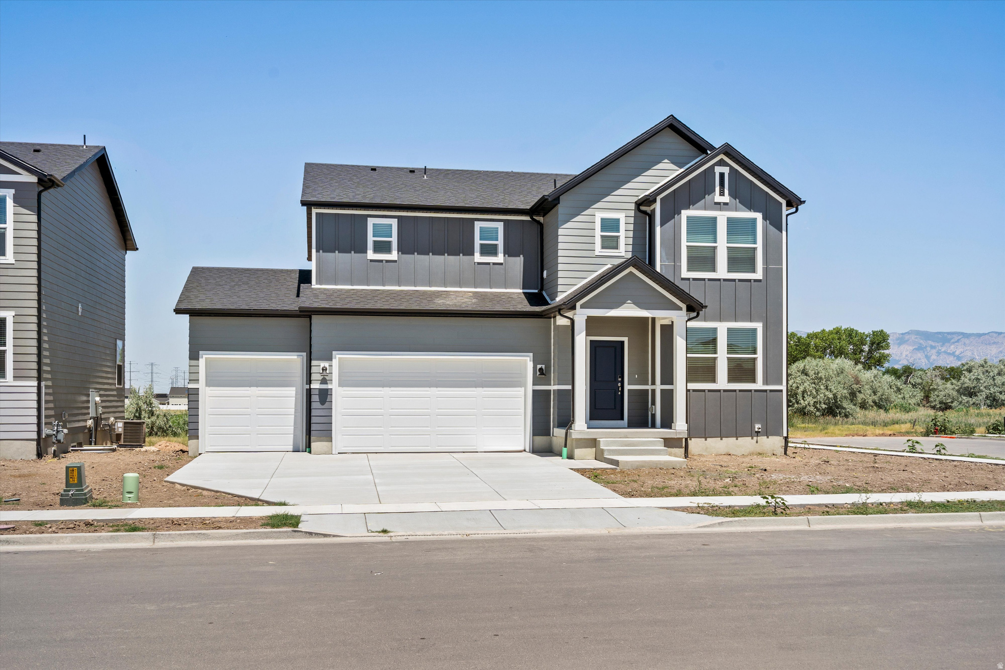This 4-bedroom home utilizes the first floor for open-concept living and entertaining space. Upstairs, you'll find all of the bedrooms, plus a loft perfect for relaxing. Unfinished basement included. Move in ready with a washer, dryer, fridge and blinds throughout!  Total home approx. sq. ft. 3,411.