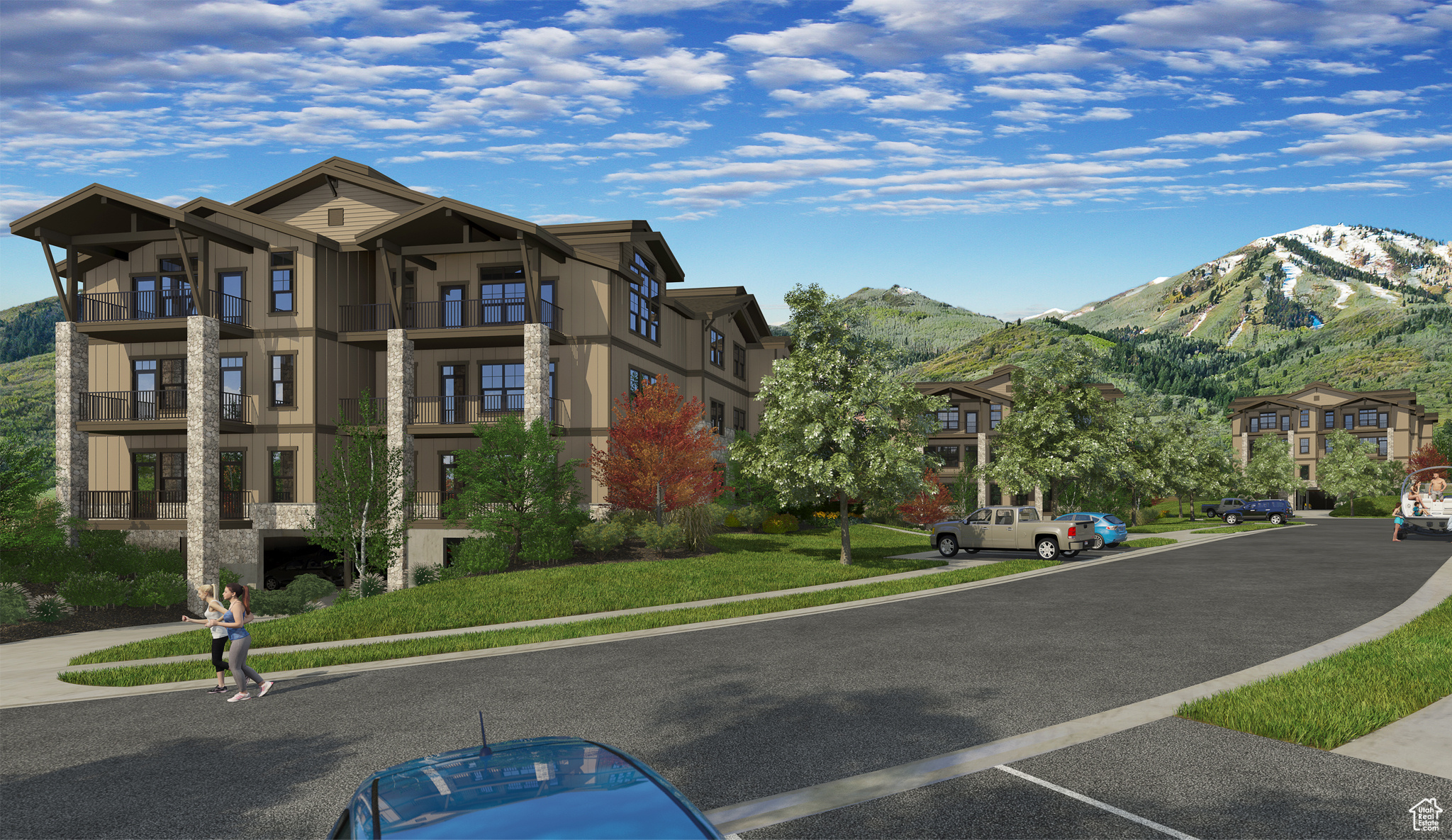 Mayflower Lakeside is located between Deer Valley East new base village and the Jordanelle Reservoir. This new development is 5 years in the making with beautiful contemporary design and finishes. There are 12 residences in this building and all are 3-bedrooms, situated on 1 of 3 elevator serviced floors, above secure underground assigned parking. They come ''standard'' with Viking appliances, quartz countertops, hardwood floors, and much more. Depending on the location in the building, the residences may have views of the Jordanelle, or views of the mountains, or both. Model Home Open Daily. Please look for directional signs; agents on site will assist you.