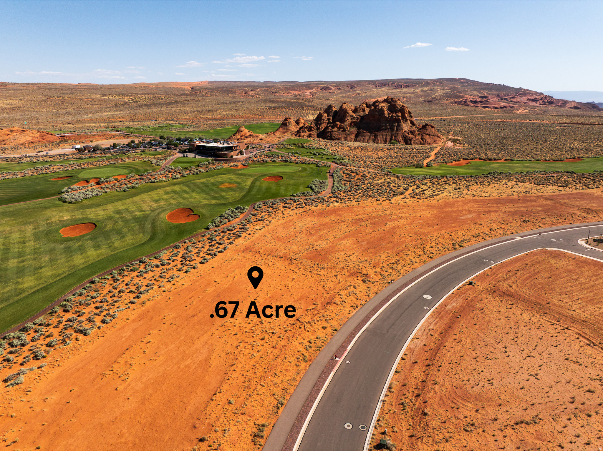 Pad ready .67 acre lot located on the 18th hole of the Sand Hollow Golf Course with incredible views and an unbeatable lifestyle opportunity. This homesite offers the ideal blend of luxury desert living, scenery, and access to some of Southern Utah's best outdoor recreation. Located just over 1.5 miles from Sand Hollow State Park, the property offers quick access to boating, paddle boarding, cliff jumping, dune riding, beach days, and endless desert trails. HOA amenities include access to three pools, two hot tubs, a fitness center, and two pickleball courts. Residents also enjoy live music events and annual community celebrations such as the Car Show, Sky Fest Hot Air Balloon Festival, and Pioneer Day festivities. The Grille at Sand Hollow provides dining overlooking the golf course, while homeowners enjoy discounts at the Pro Shop, dining, and community events, along with 40% off Championship Course Golf and 10% off Mad Moose UTV and watercraft rentals. Individuals or builders may purchase lots within the community. Builders are required to go through the approval process in order to build within the Estates at Sand Hollow. A minimum of 3,500 square feet of livable space is required, with architectural guidelines and design standards in place to preserve the elevated feel and cohesive look of the community, including approved color palettes and height parameters. Boundaries drawn are approximate and deemed reliable but not guaranteed. Buyer(s) to verify all.